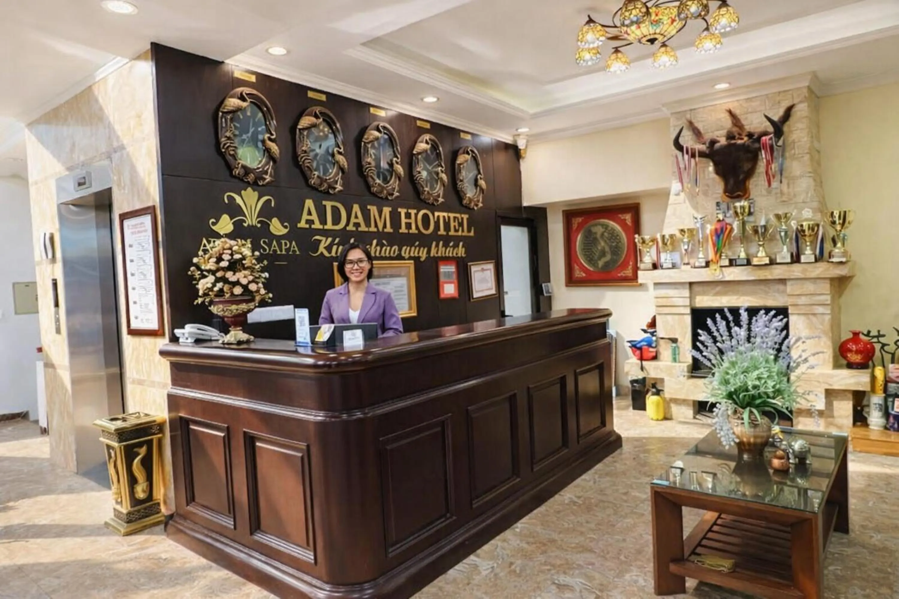 Lobby or reception in Adam Hotel Sa Pa