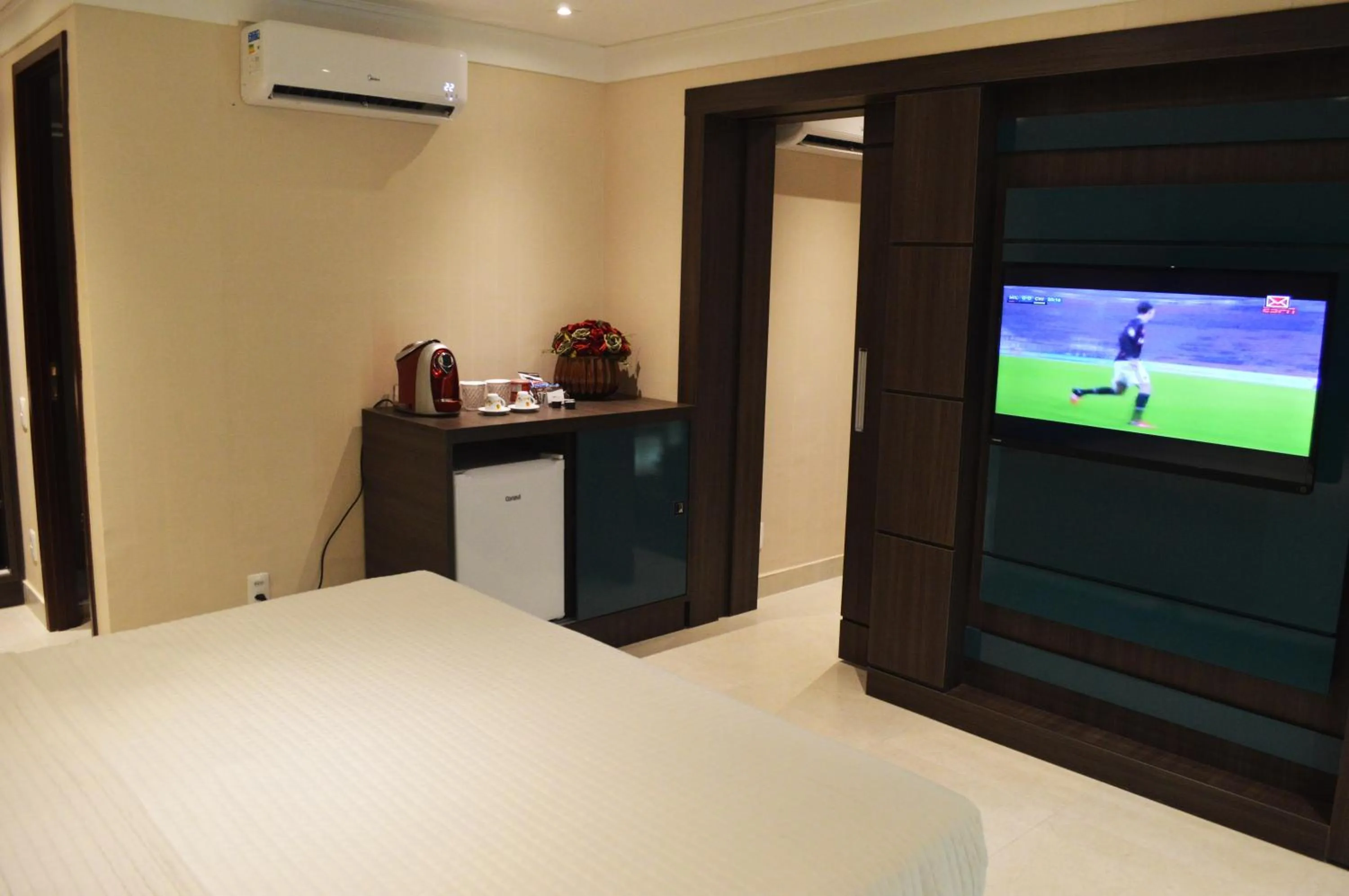 Living room, Bed in Nord Luxxor Sapucaia