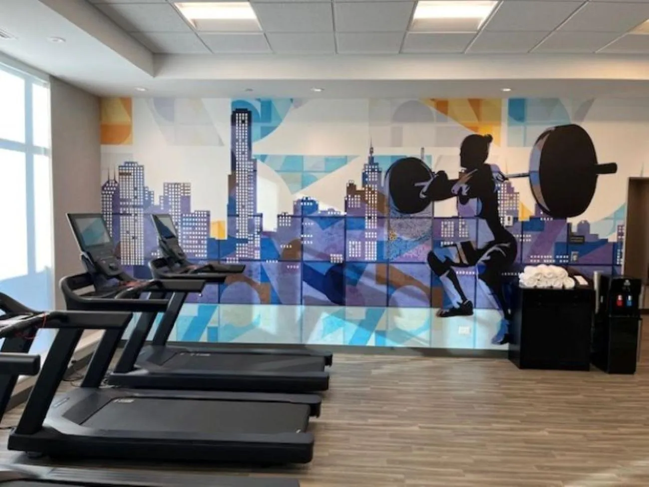 Fitness centre/facilities in Hyatt Place Toronto Airport