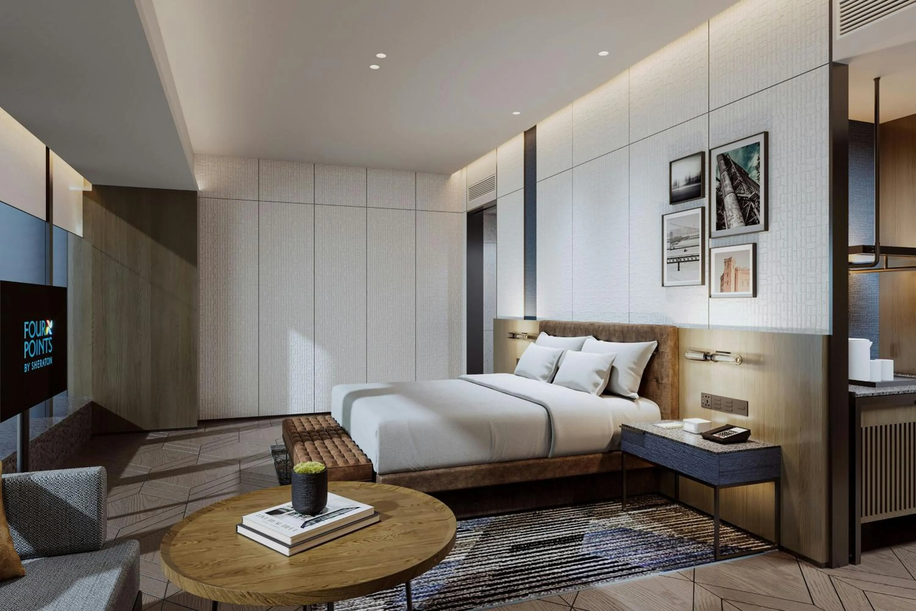 Bedroom, Bed in Four Points by Sheraton Wuhan Hankou