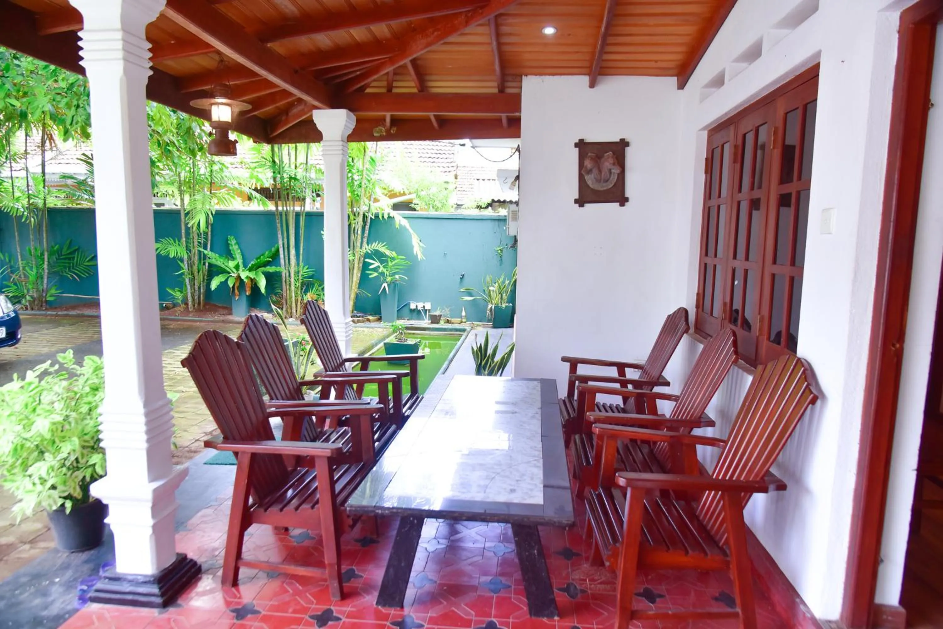 Seating area in Villa Thotiya