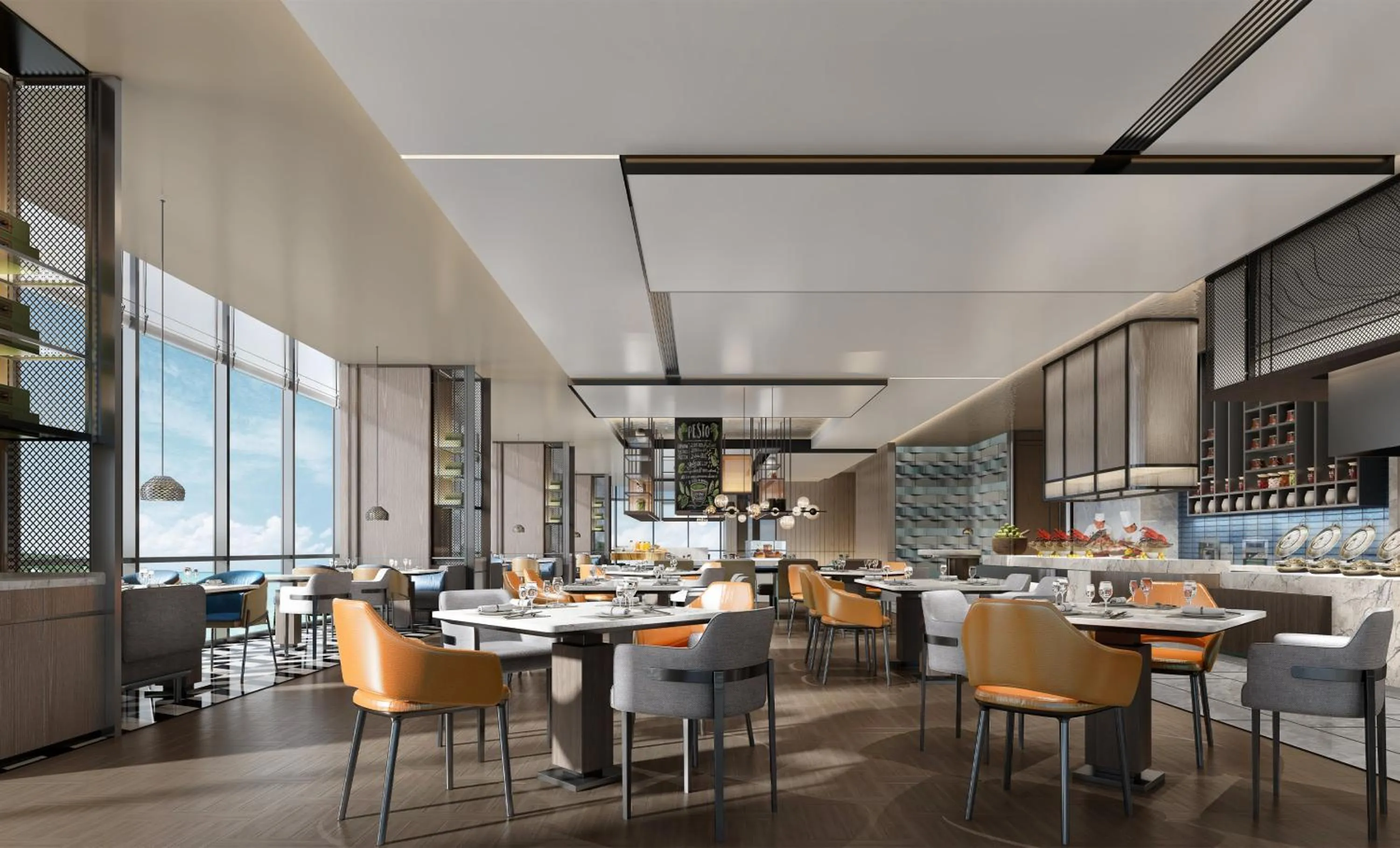 Restaurant/places to eat in Crowne Plaza Weihai Binhai by IHG