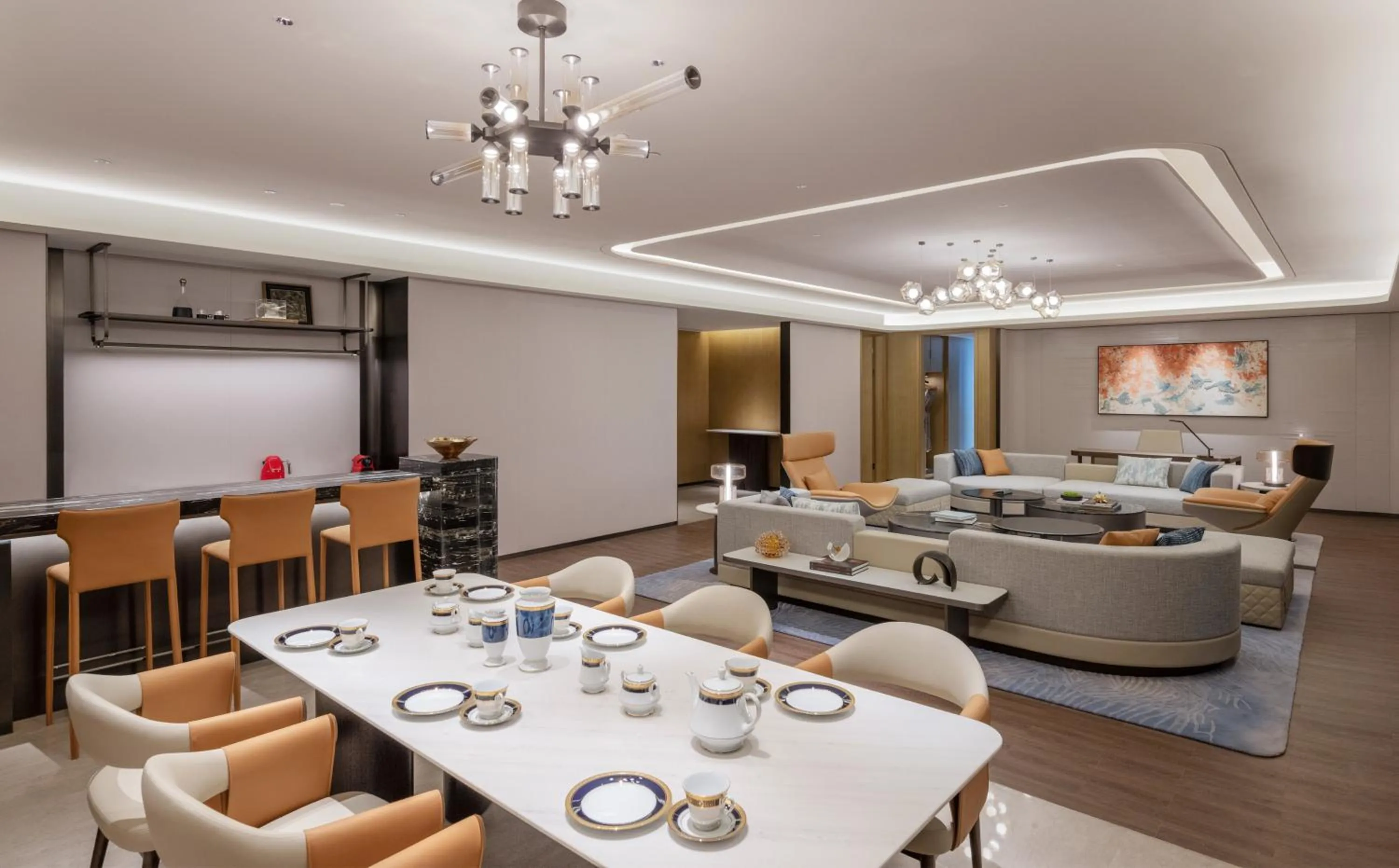 Bedroom in Crowne Plaza Weihai Binhai by IHG