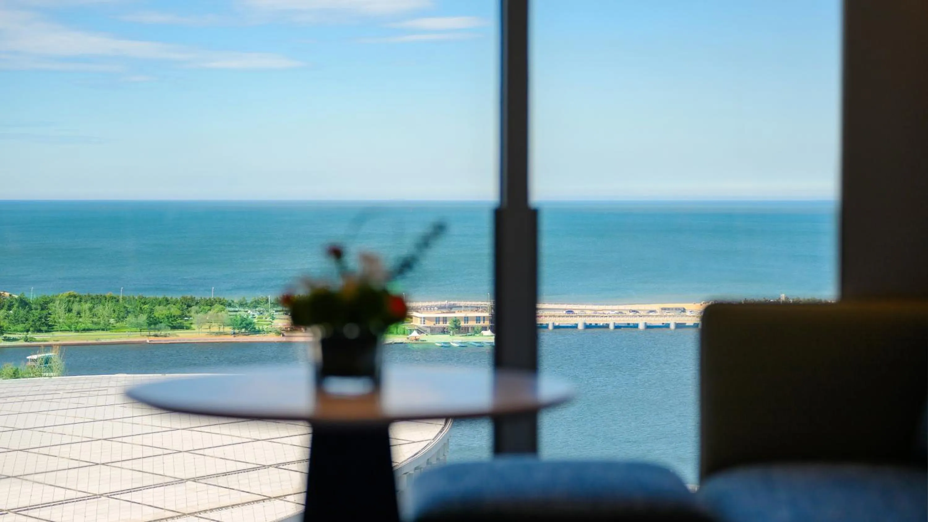 Sea view in Crowne Plaza Weihai Binhai by IHG