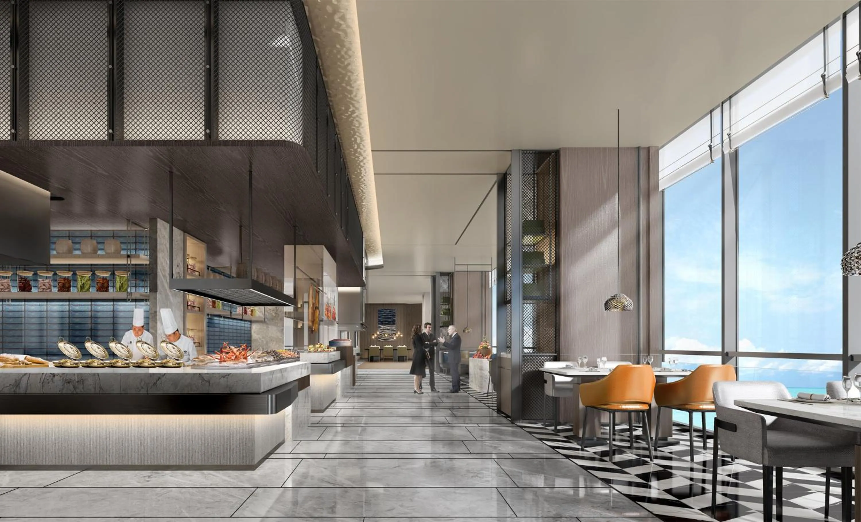 Restaurant/places to eat in Crowne Plaza Weihai Binhai by IHG