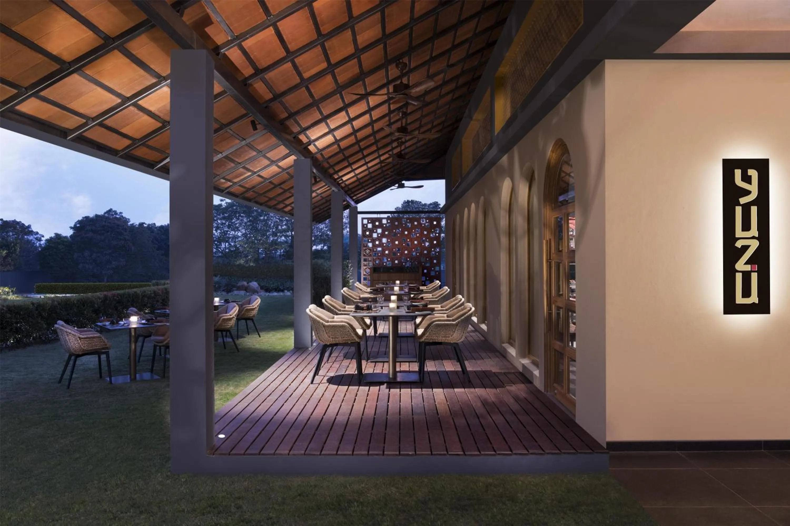 Restaurant/places to eat in Hilton Hyderabad Genome Valley Resort & Spa