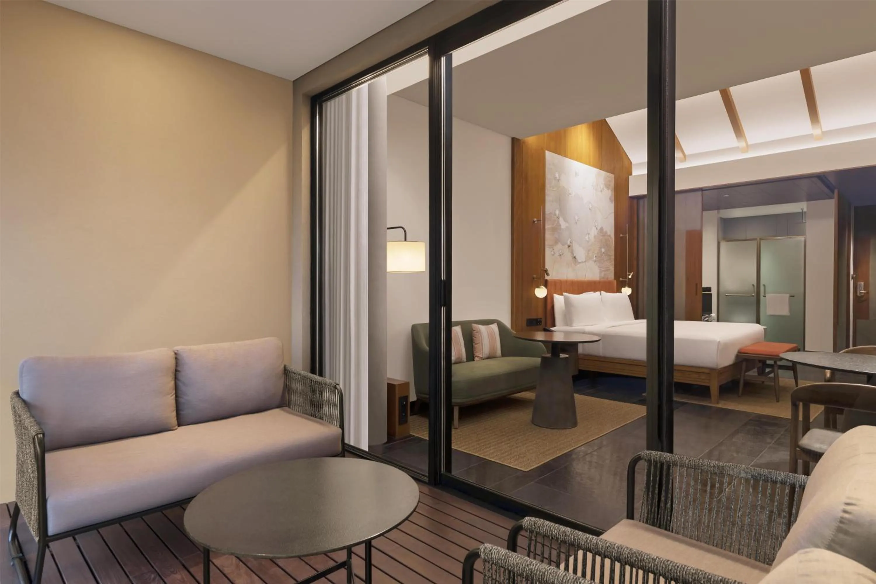 Photo of the whole room, Bed in Hilton Hyderabad Genome Valley Resort & Spa