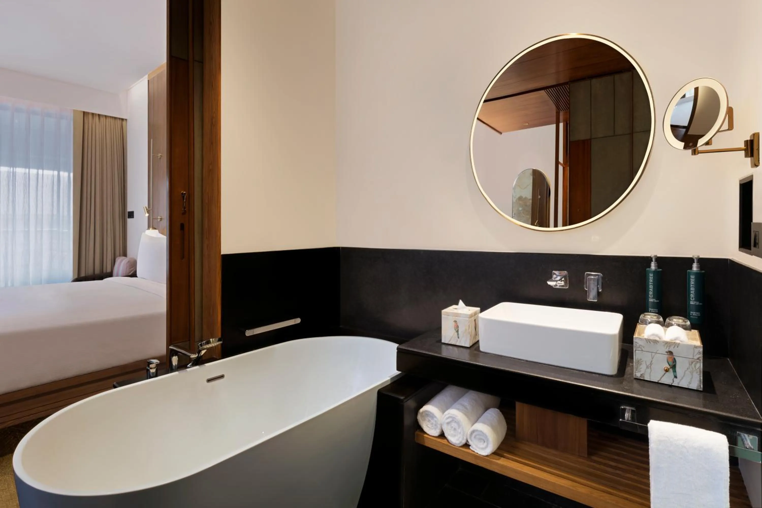 Bathroom in Hilton Hyderabad Genome Valley Resort & Spa