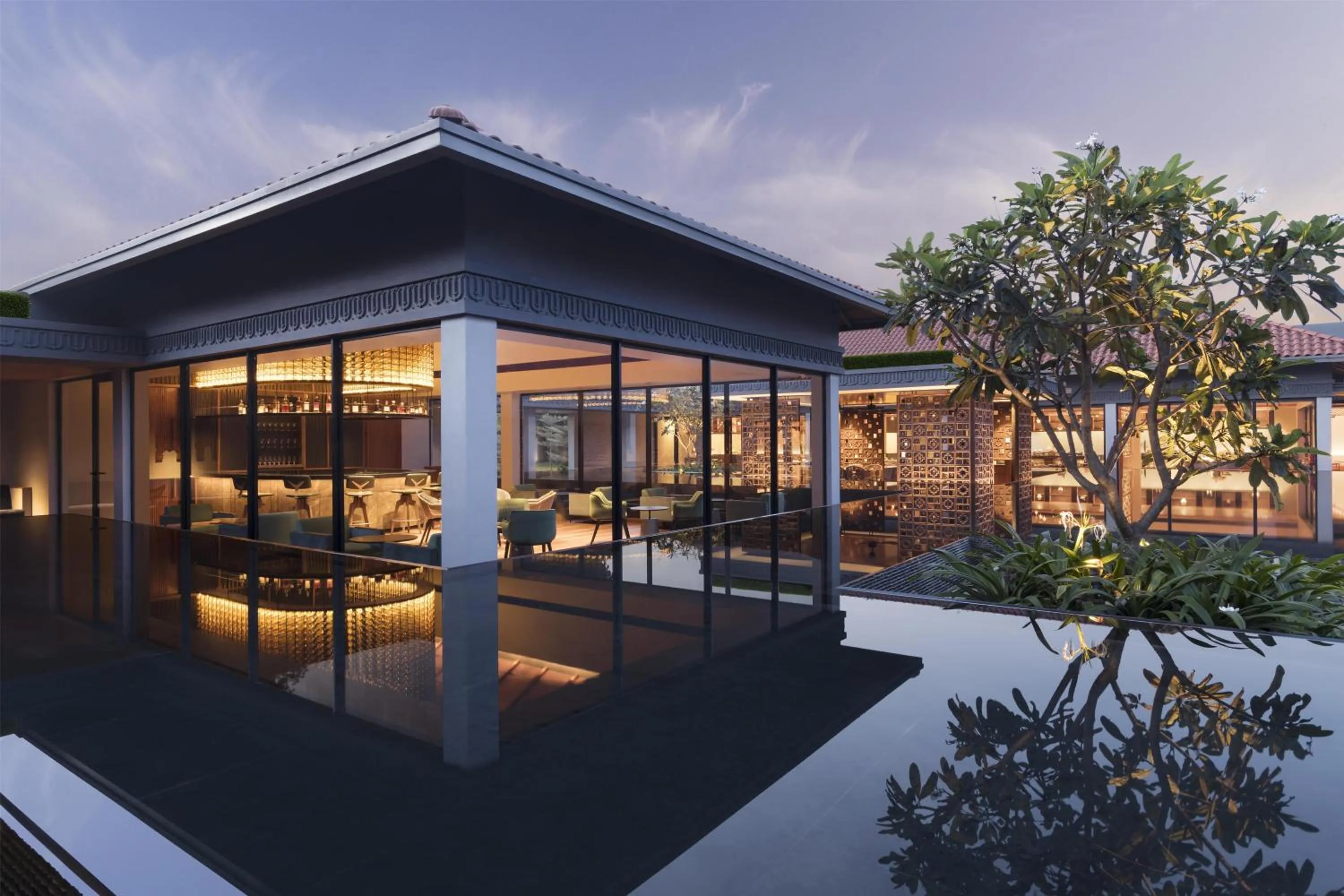 Property building in Hilton Hyderabad Genome Valley Resort & Spa