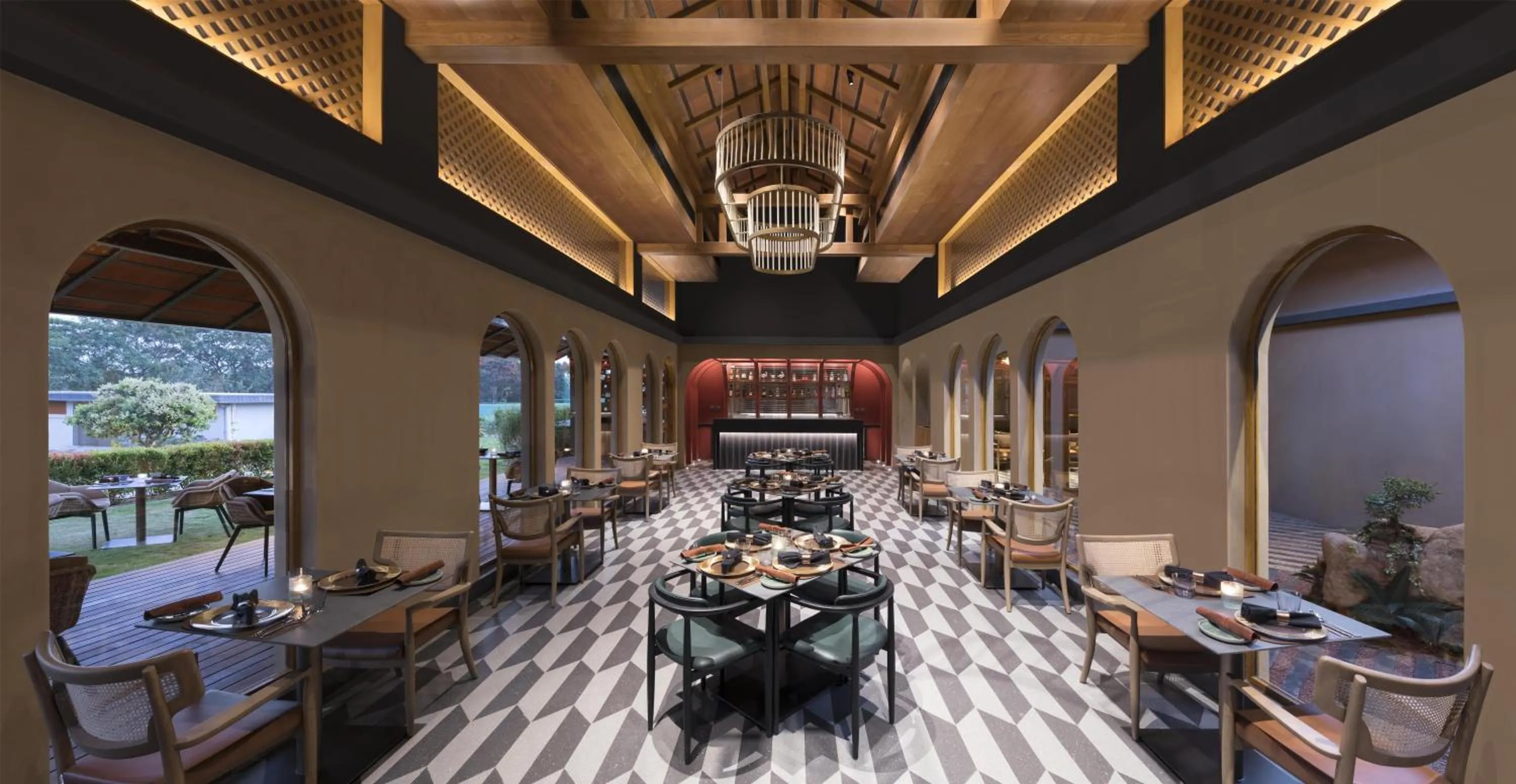 Restaurant/places to eat in Hilton Hyderabad Genome Valley Resort & Spa