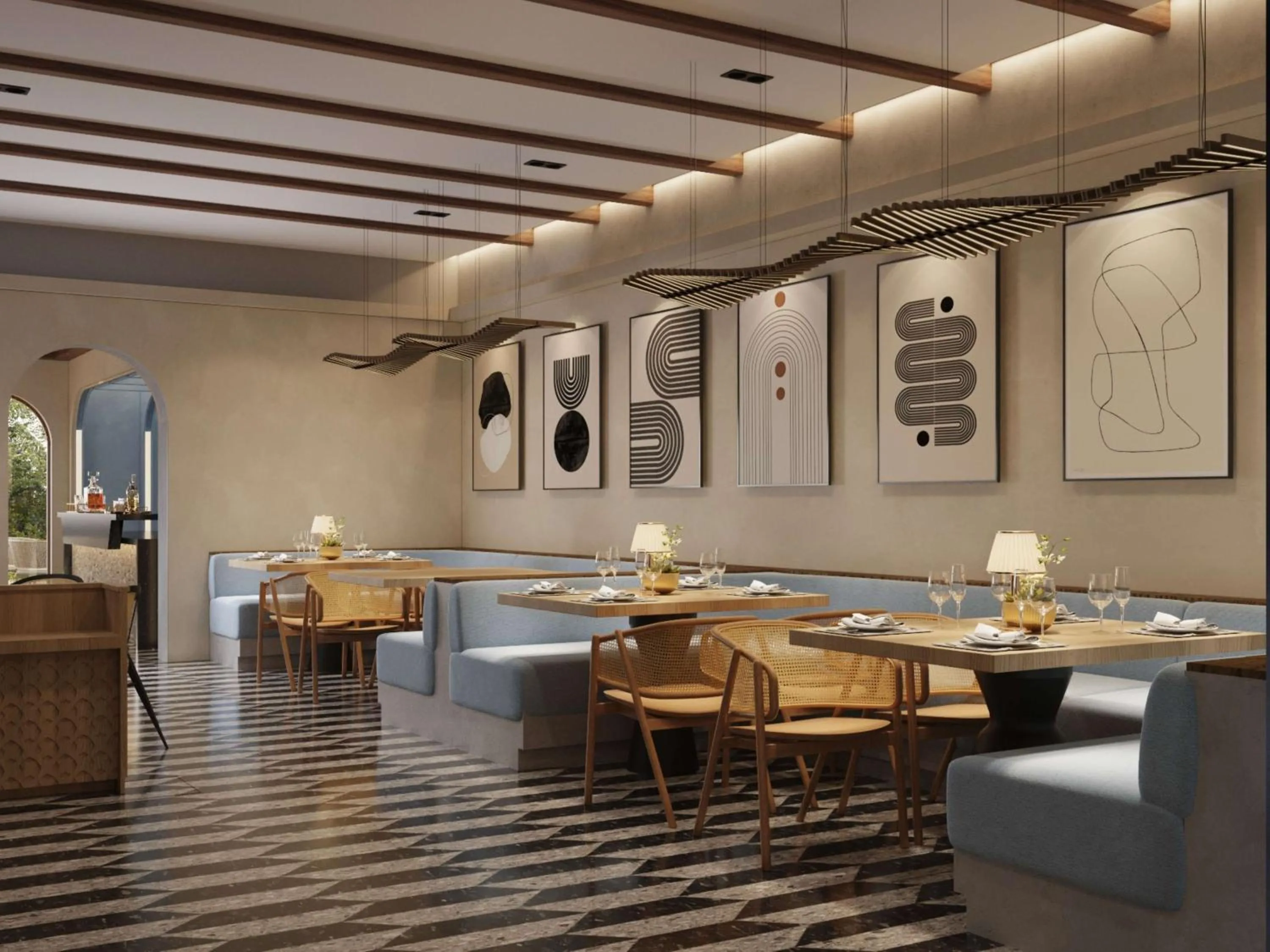 Restaurant/places to eat in Hilton Hyderabad Genome Valley Resort & Spa