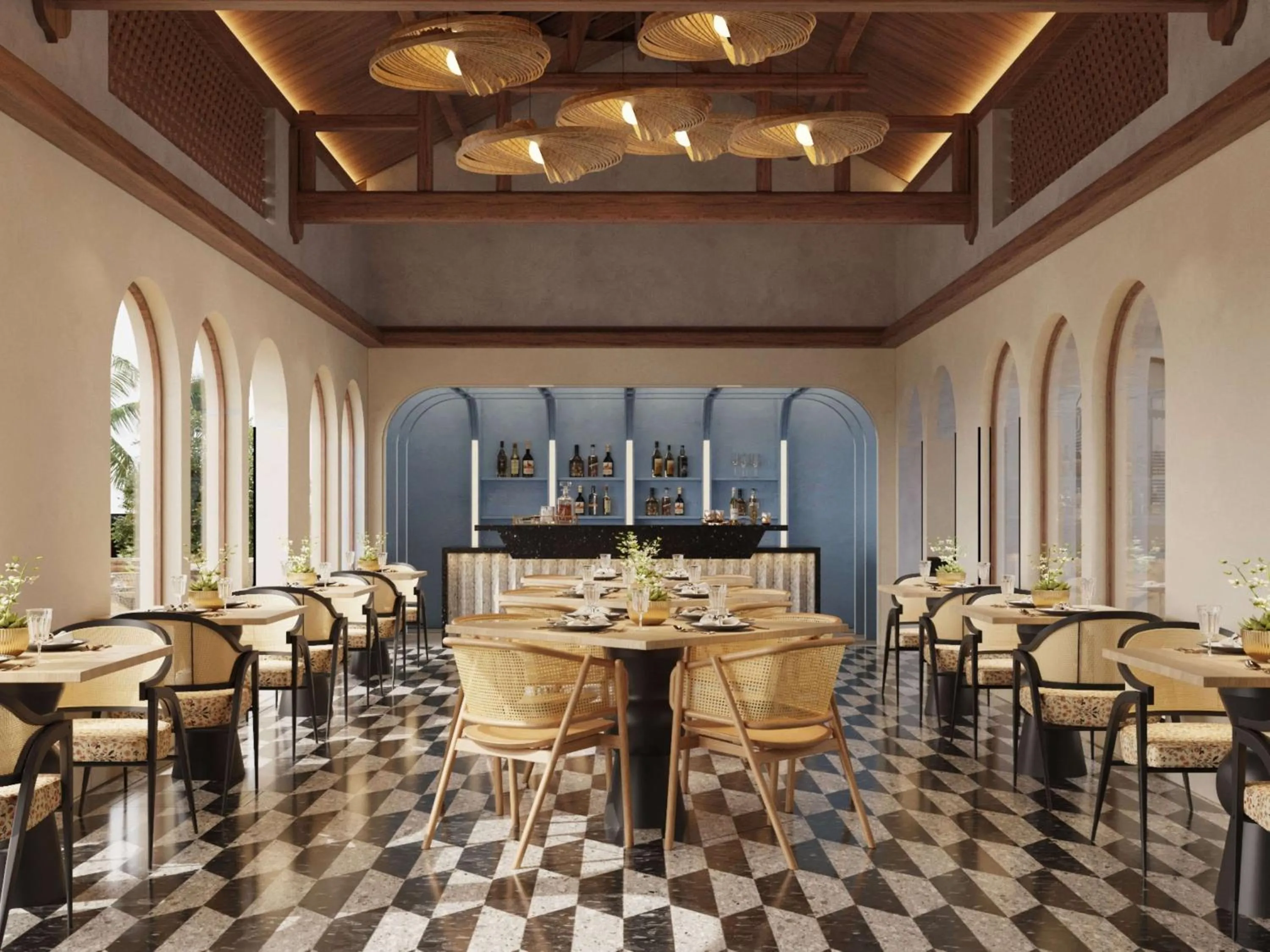 Restaurant/places to eat in Hilton Hyderabad Genome Valley Resort & Spa