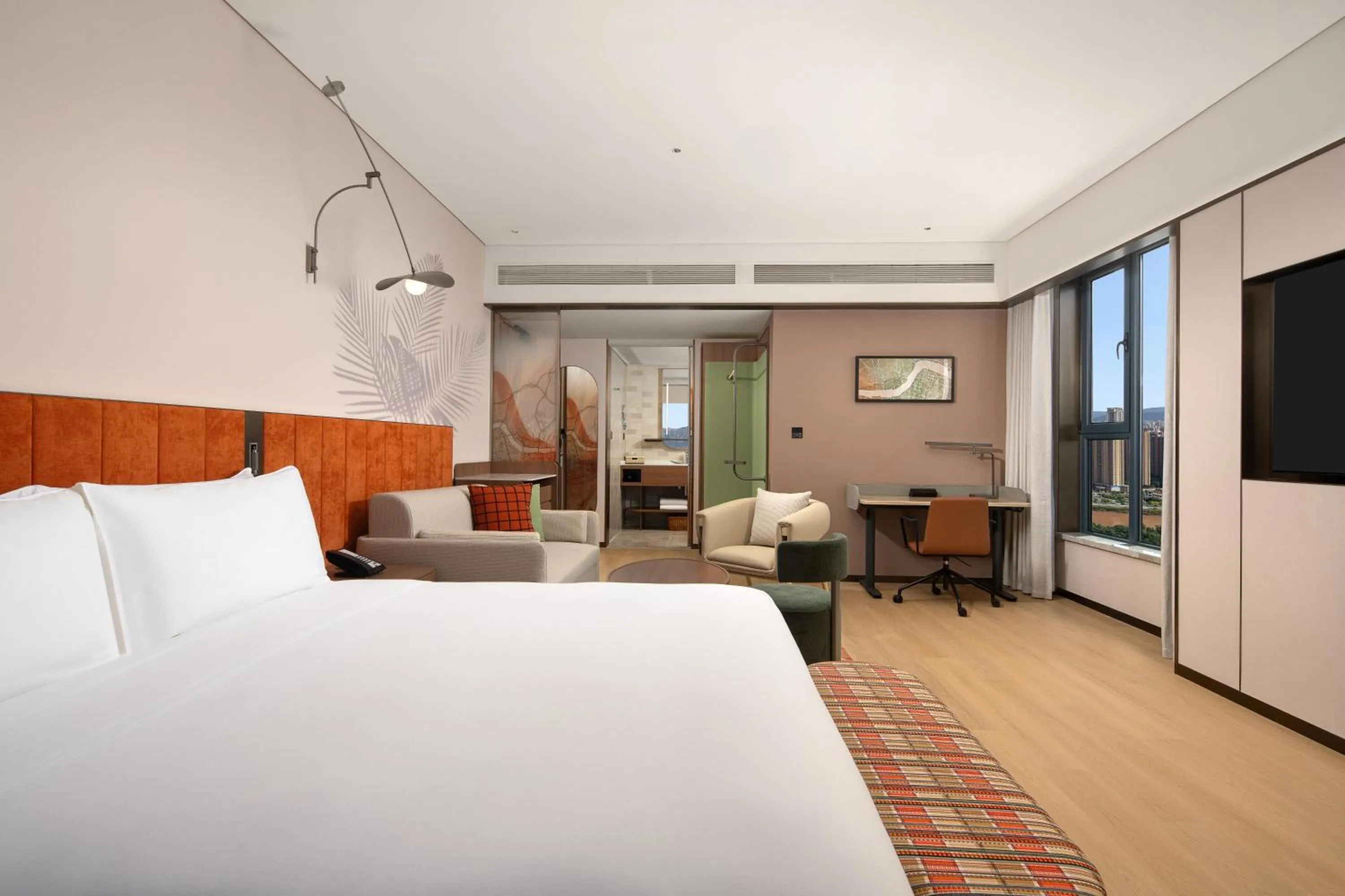 Bed in Hilton Garden Inn Lanzhou Anning