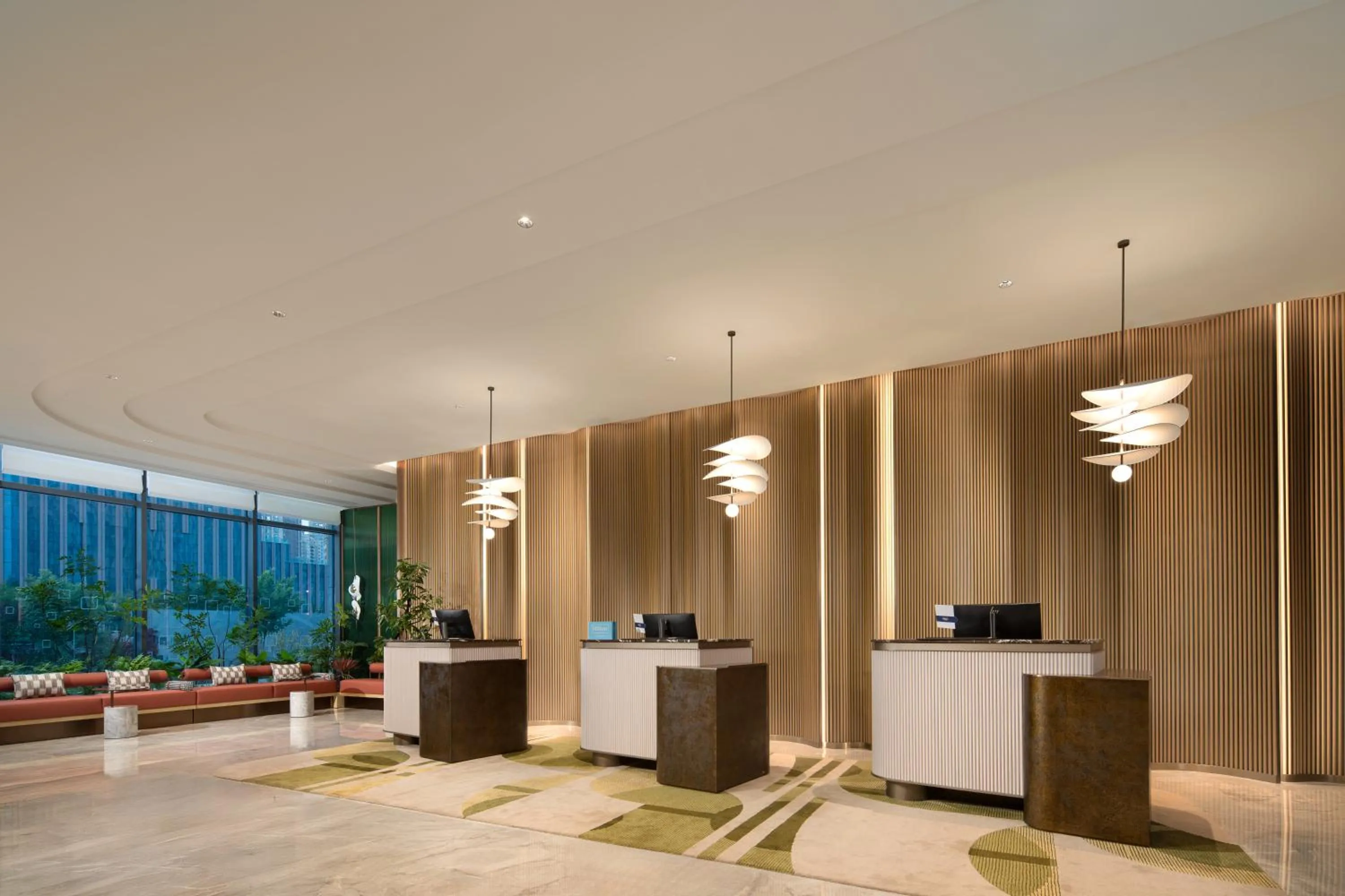 Lobby or reception in Hilton Garden Inn Lanzhou Anning
