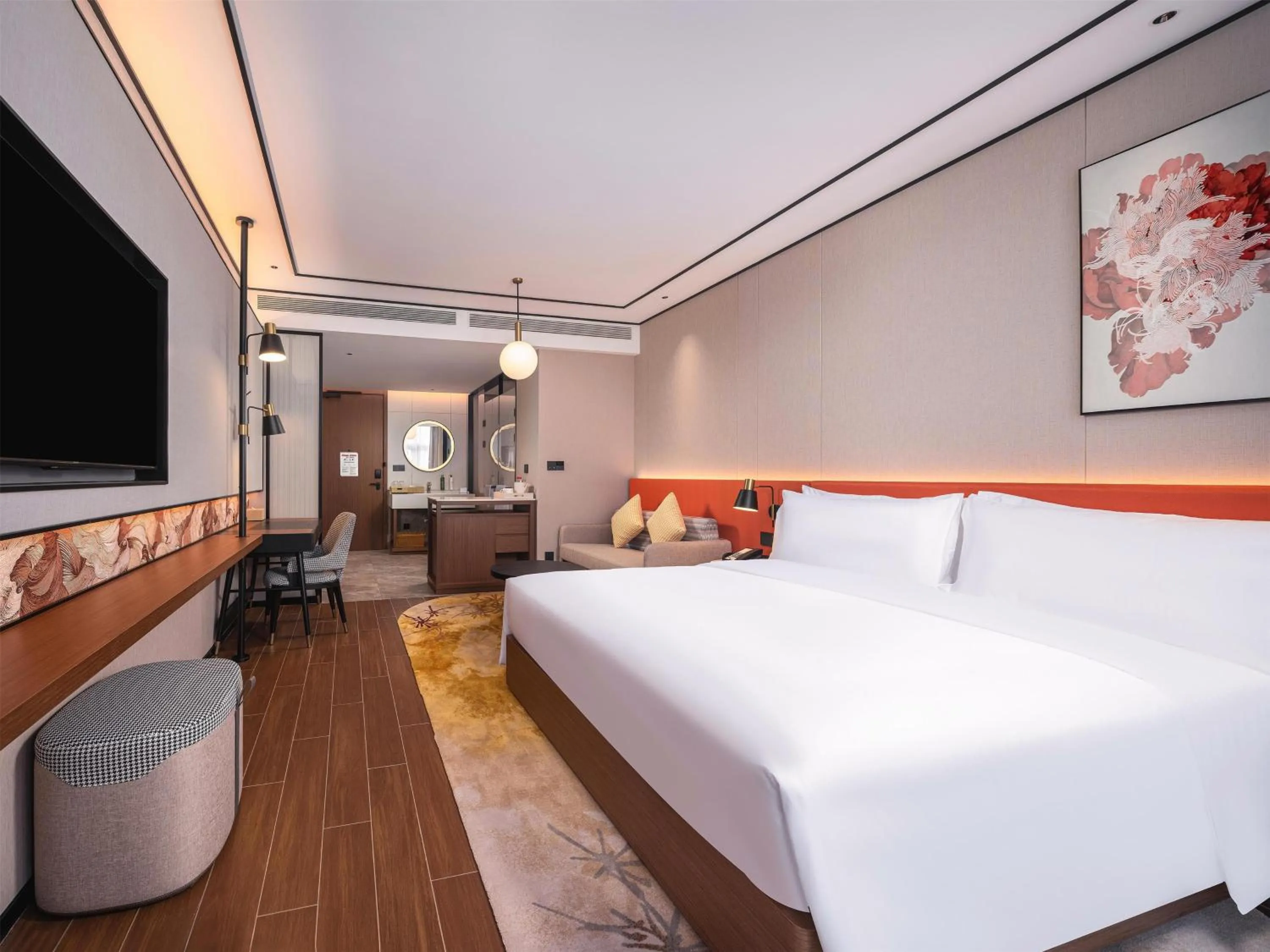 Bed in Hilton Garden Inn Huangshan Huizhou