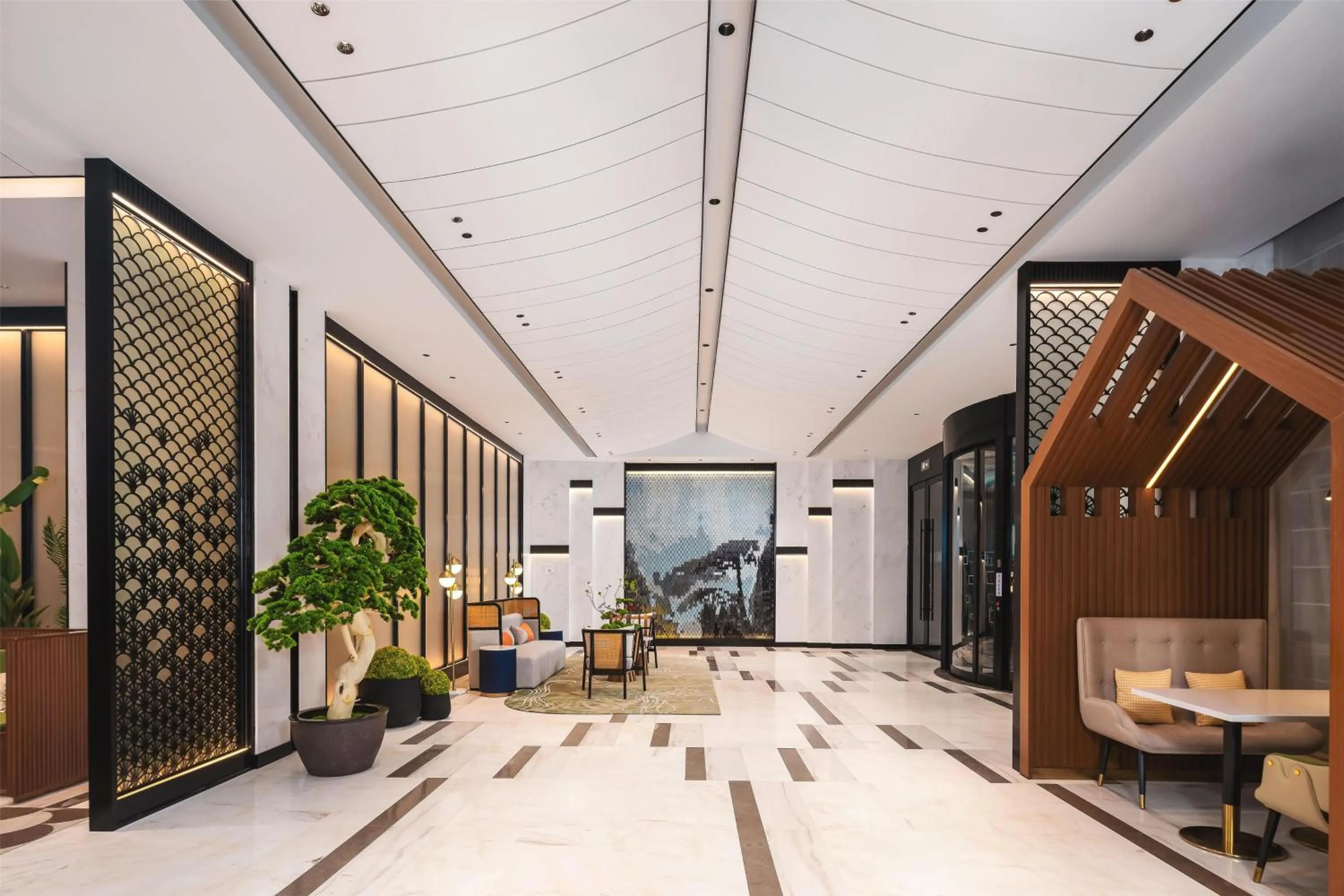 Lobby or reception in Hilton Garden Inn Huangshan Huizhou