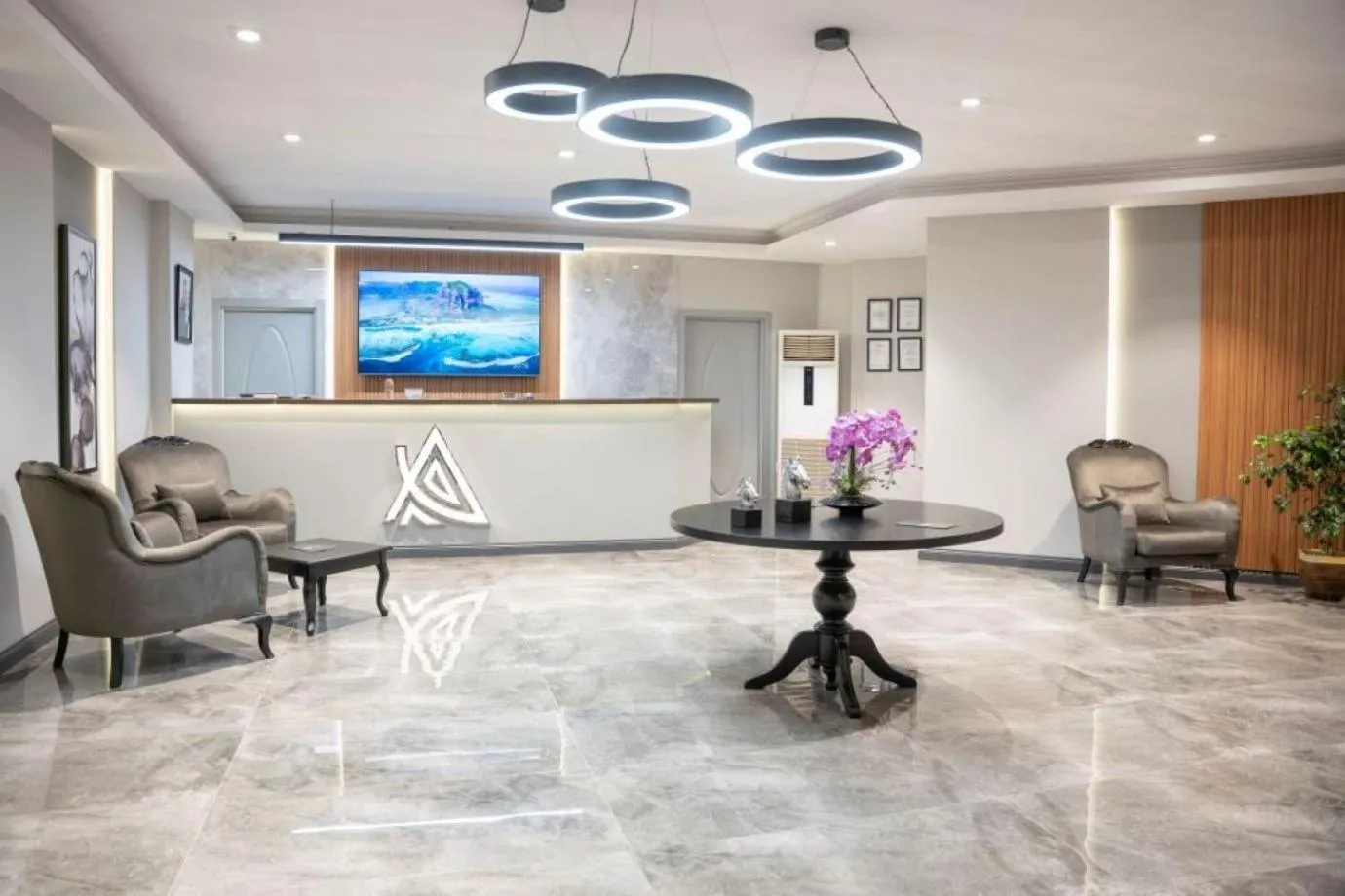 Lobby or reception in Altınova Hotel Sakarya