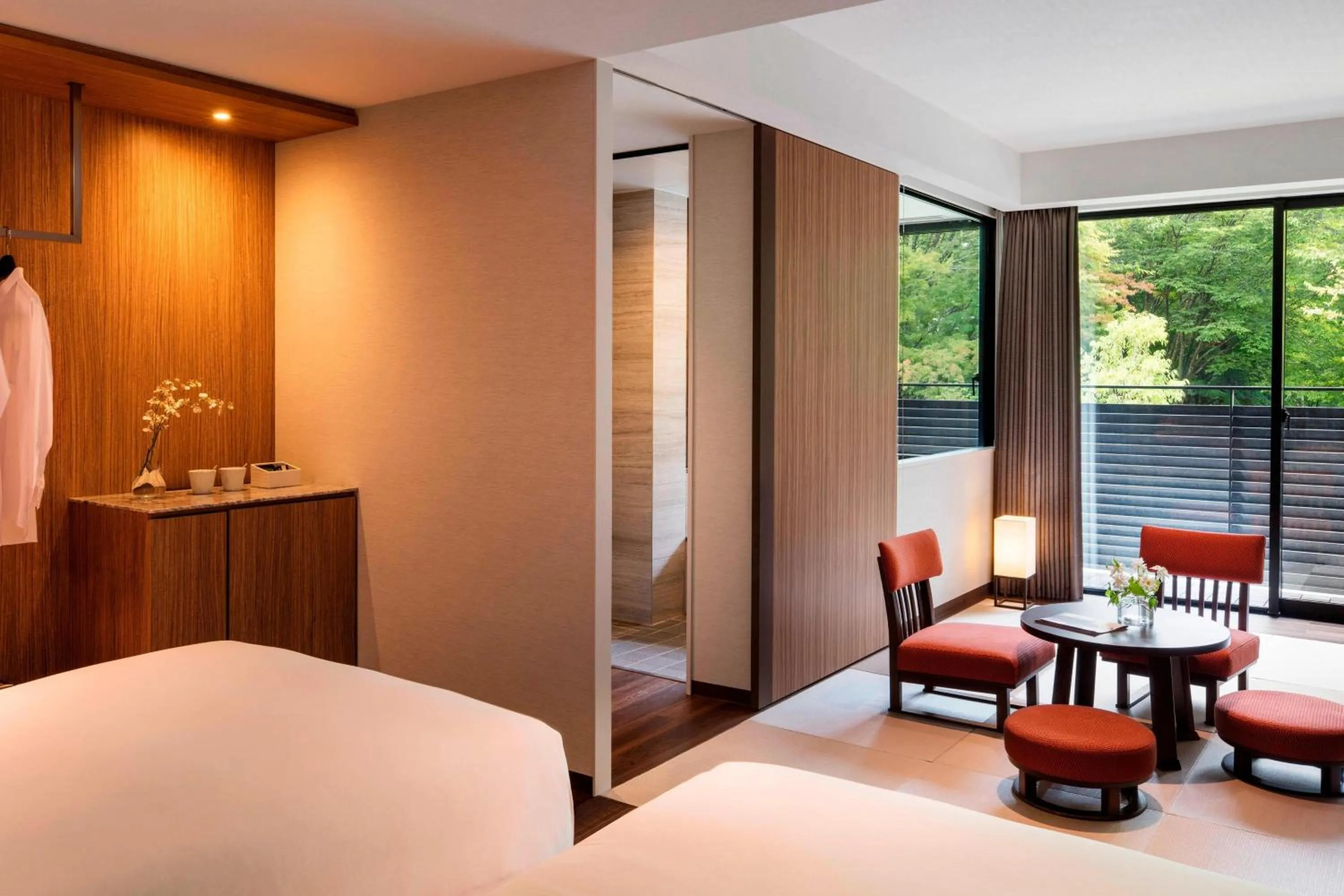 Photo of the whole room, Bed in Karuizawa Marriott Hotel