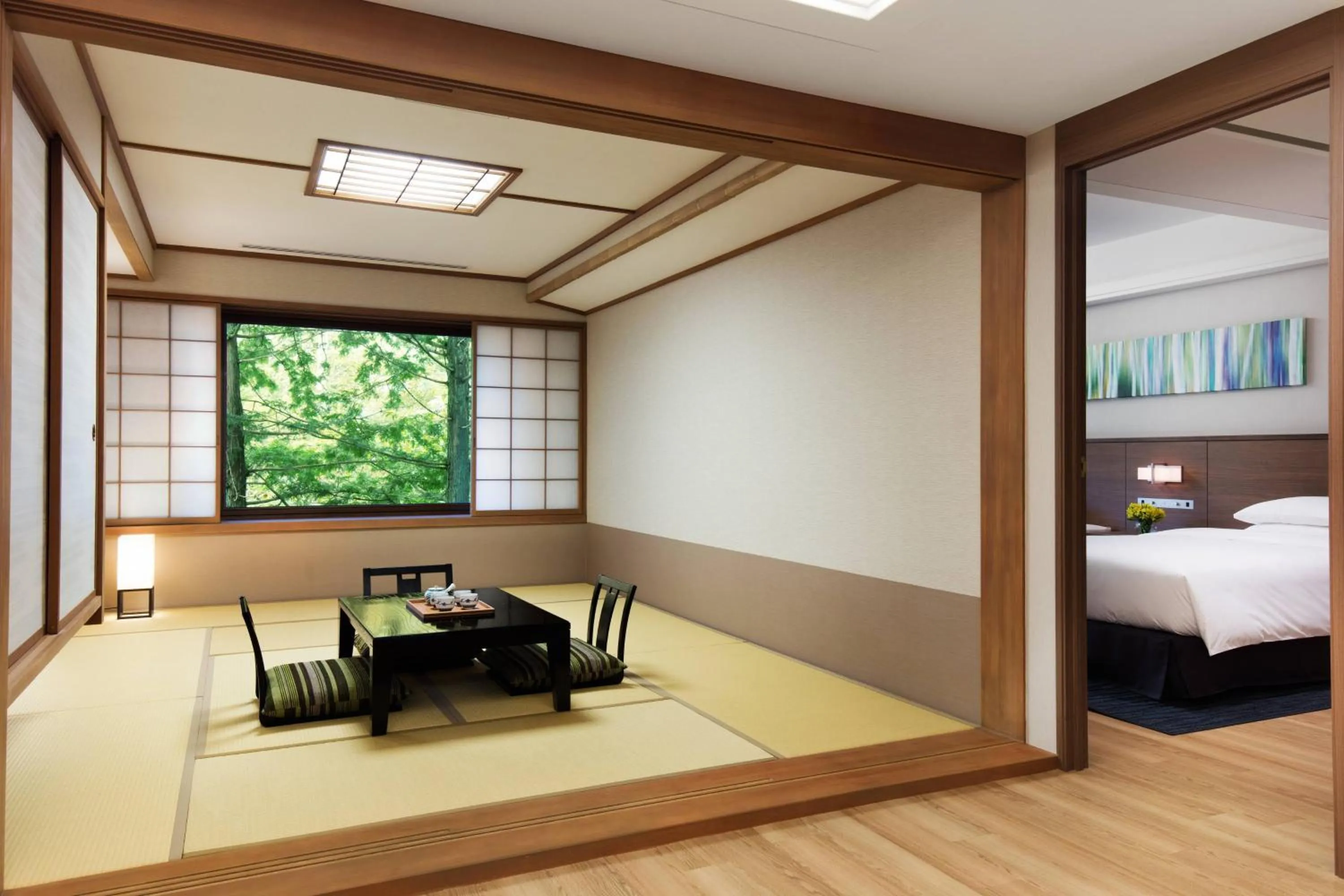 Photo of the whole room, Bed in Karuizawa Marriott Hotel