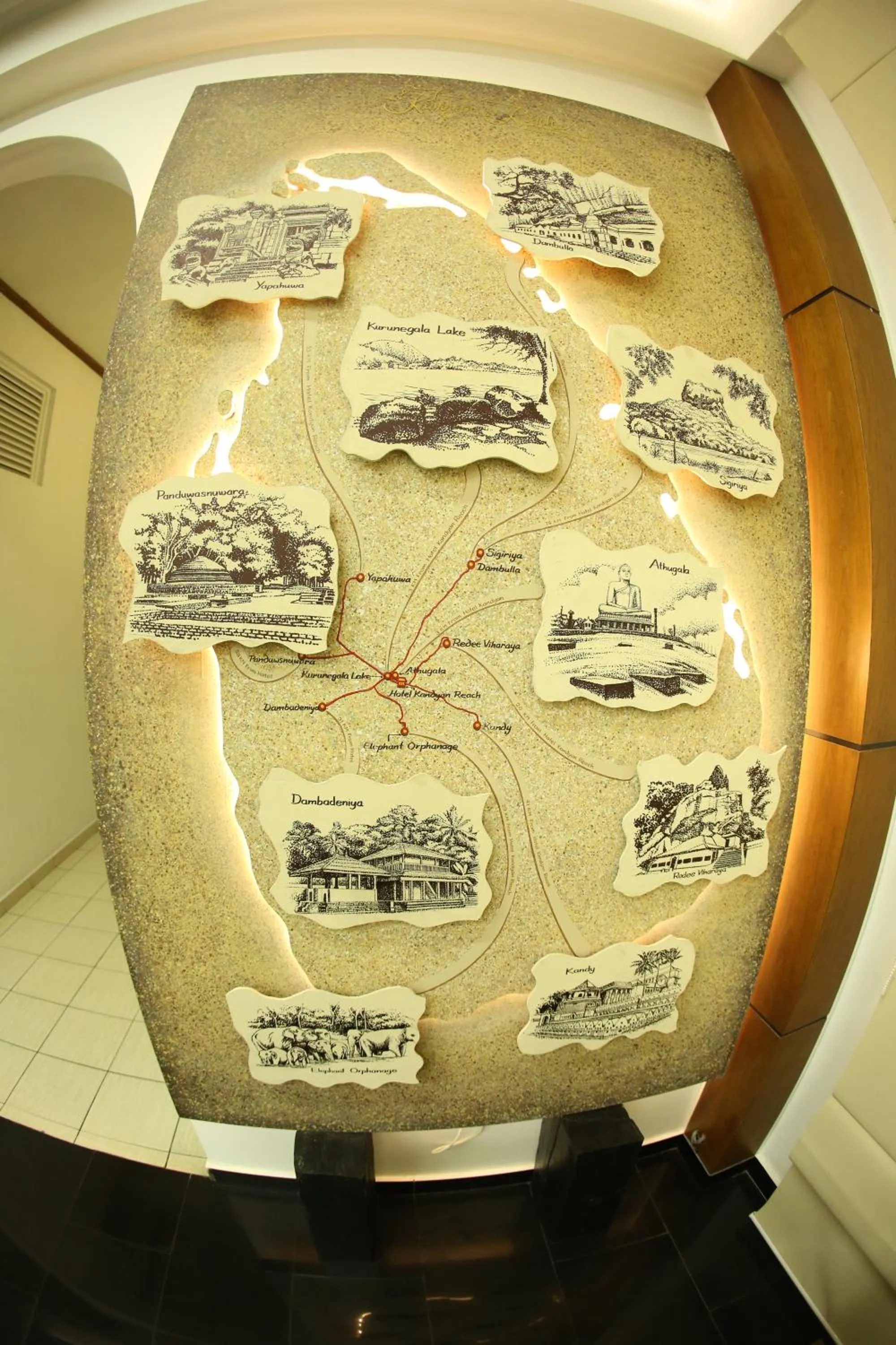 Nearby landmark in Kandyan Reach Hotel