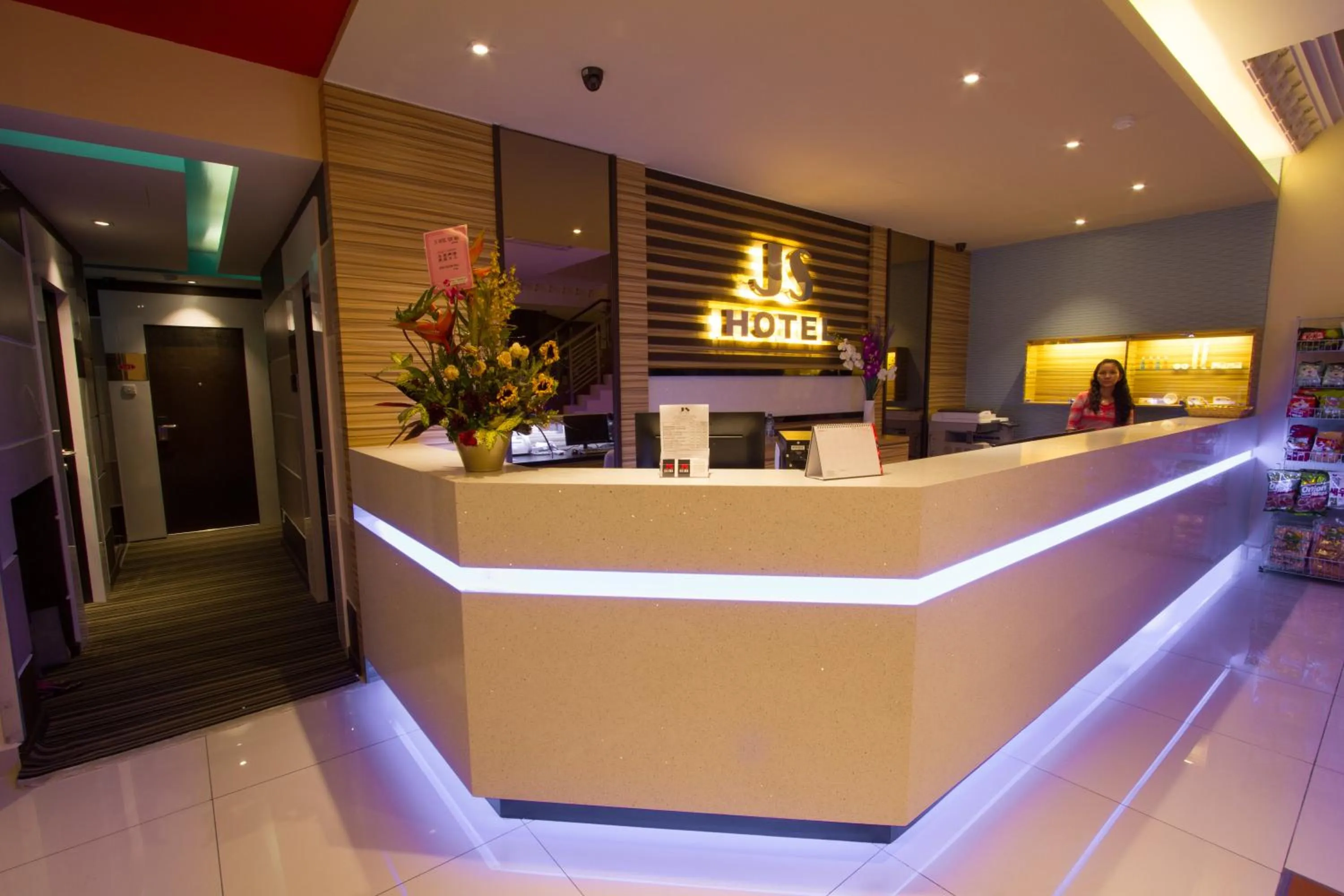 Lobby or reception in JS Hotel