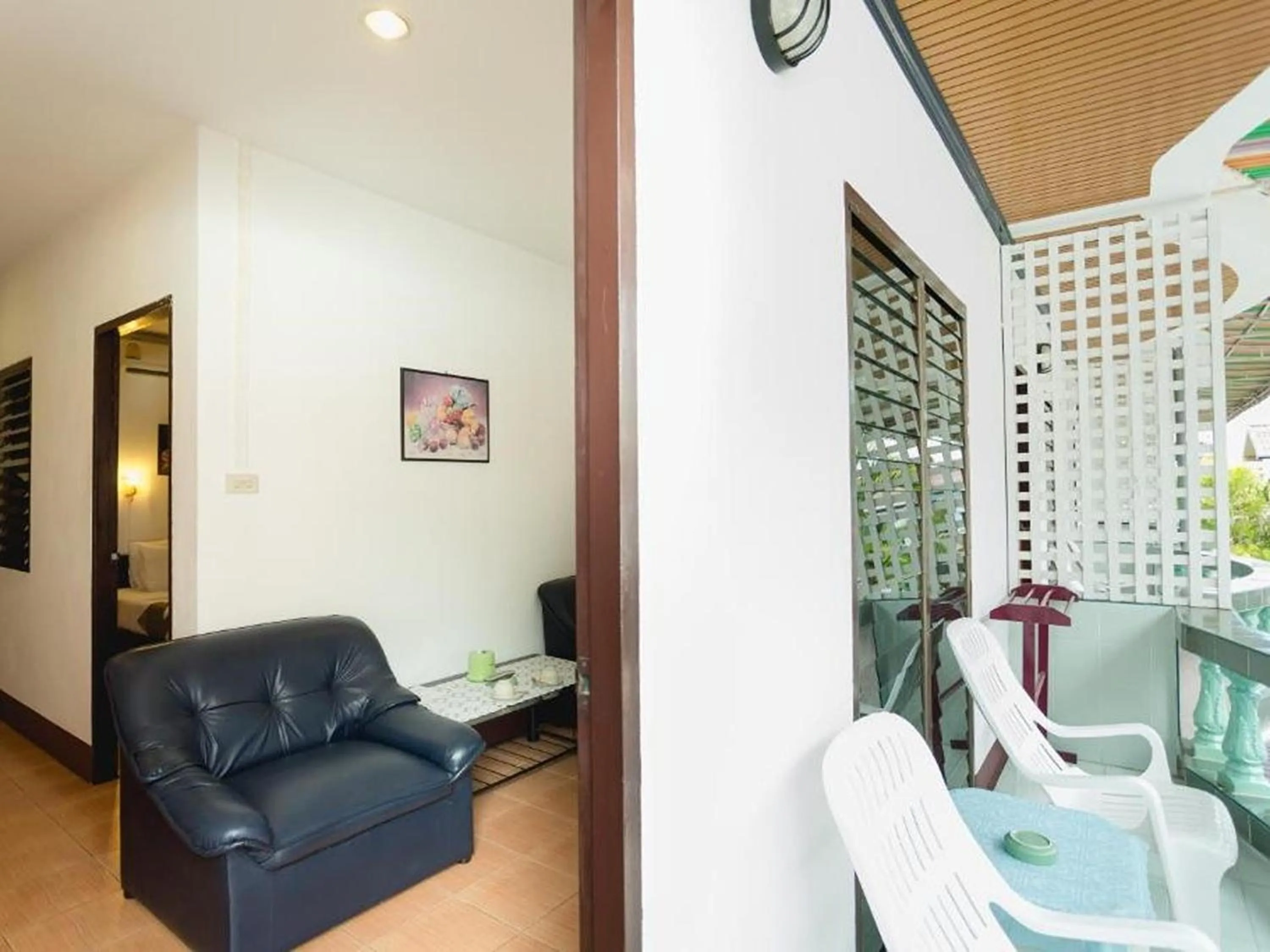 Seating area in Rabbit Mansion Patong Hotel