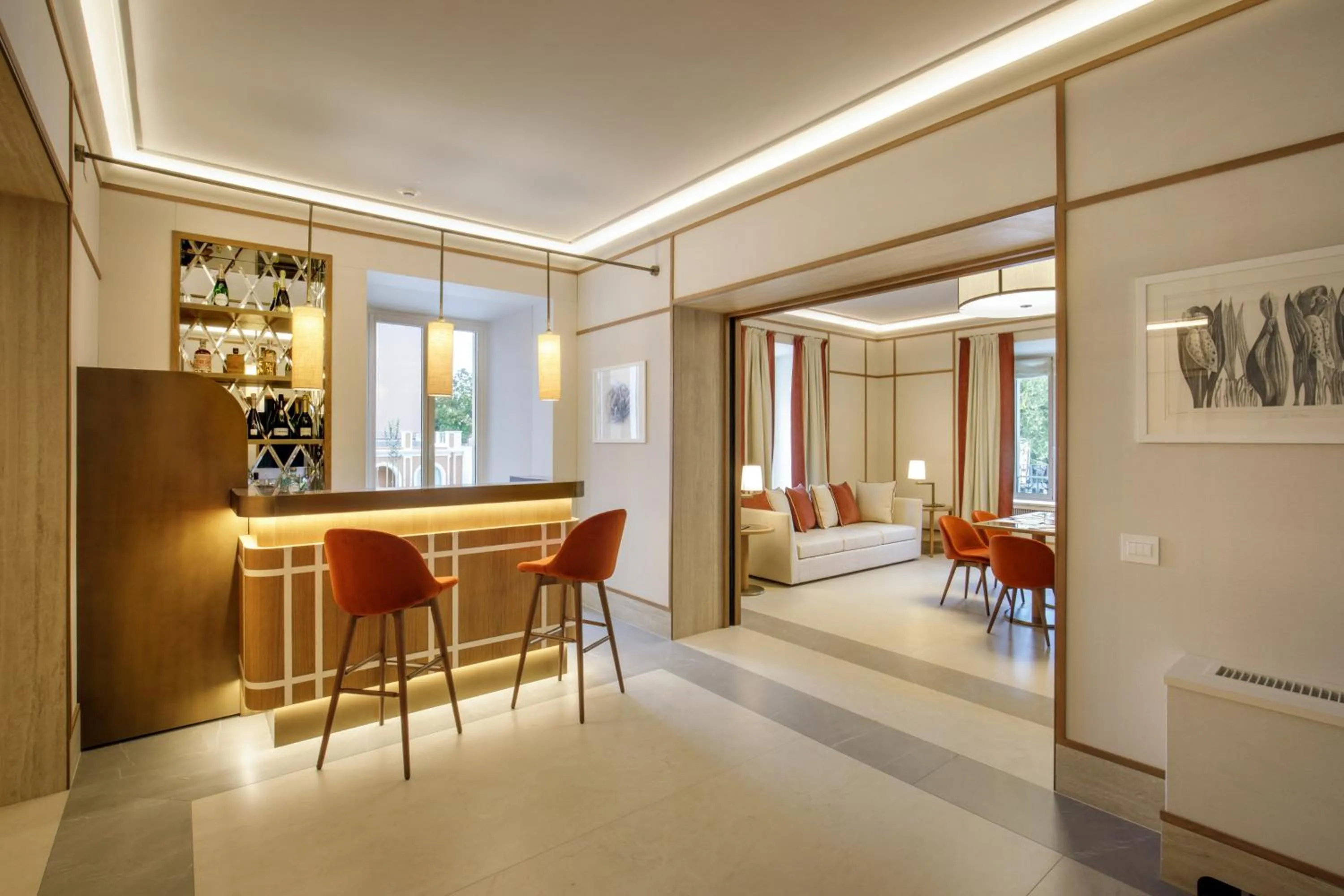 Lounge or bar in Villa Miliani