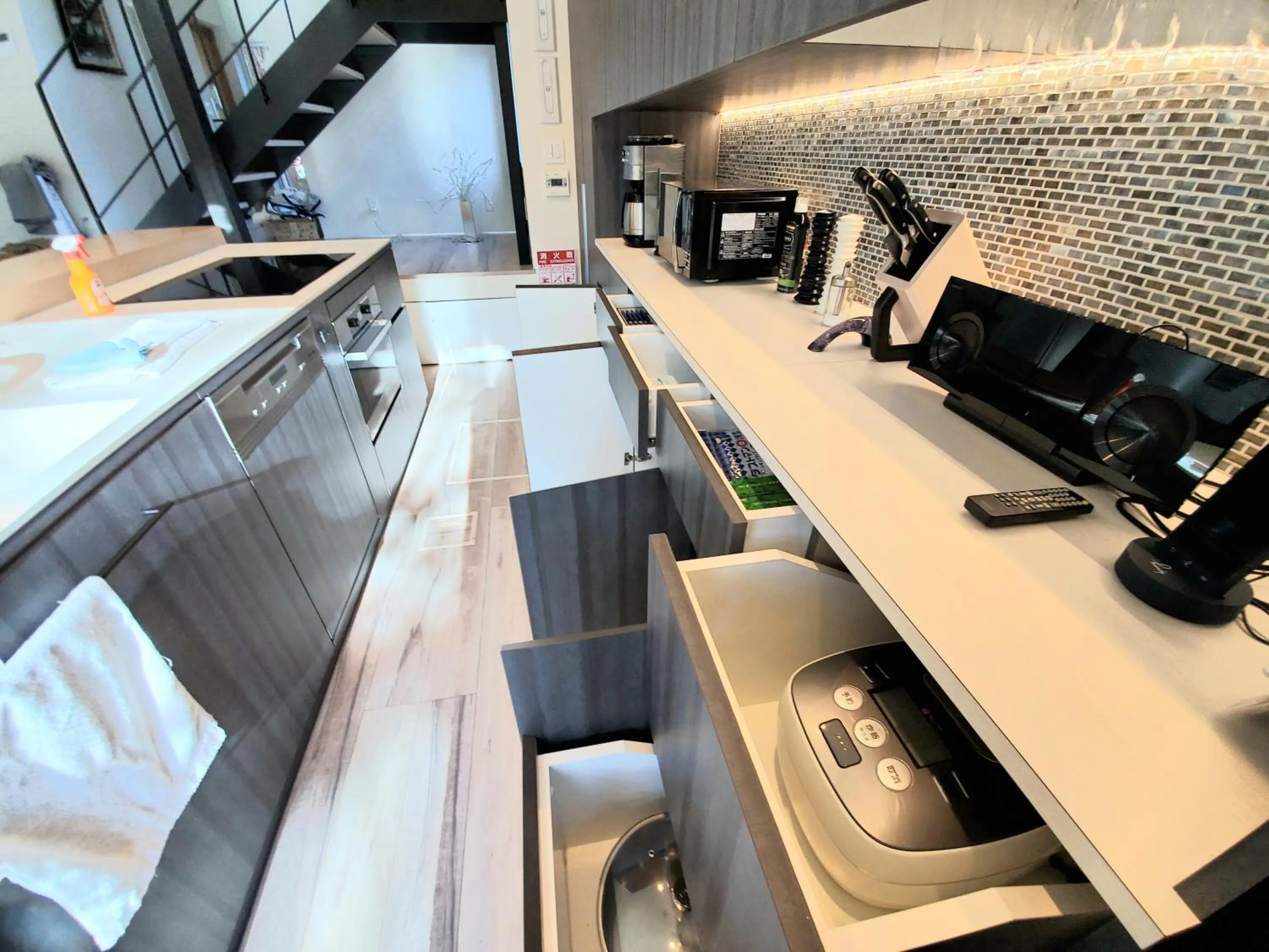 Kitchen or kitchenette in La Cachette