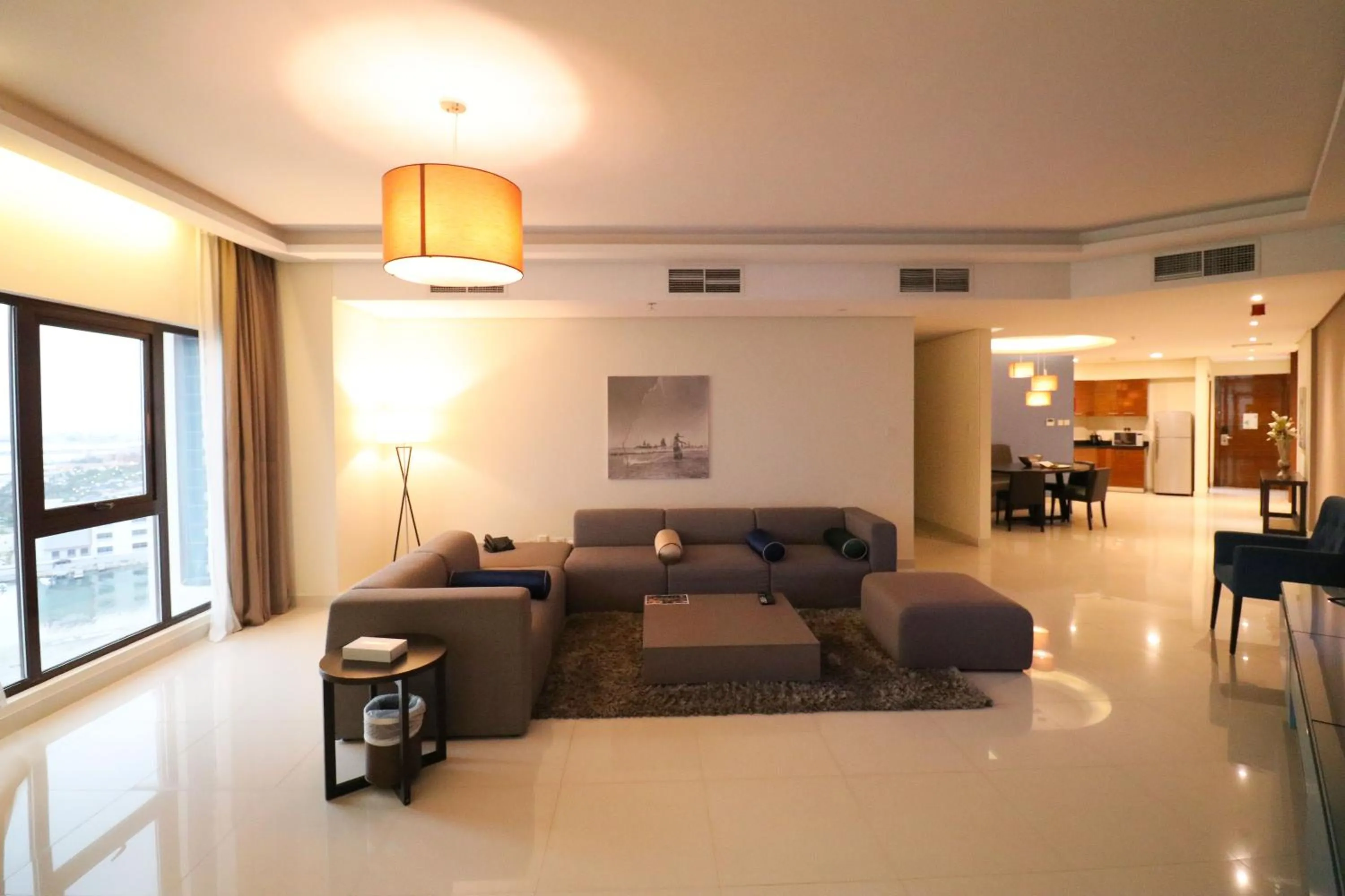 Living room in Lagoona Beach Luxury Resort and Spa