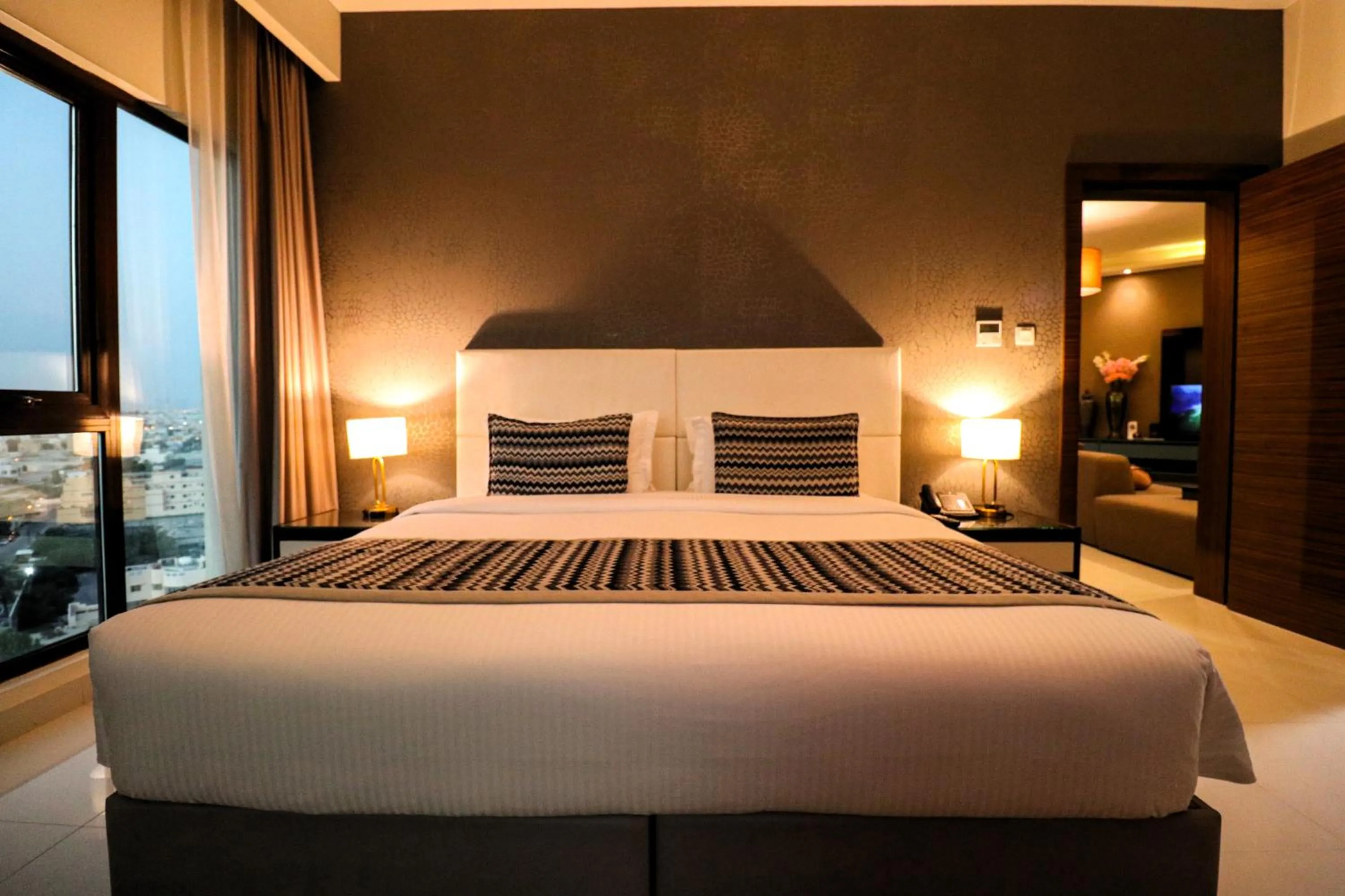 View (from property/room), Bed in Lagoona Beach Luxury Resort and Spa