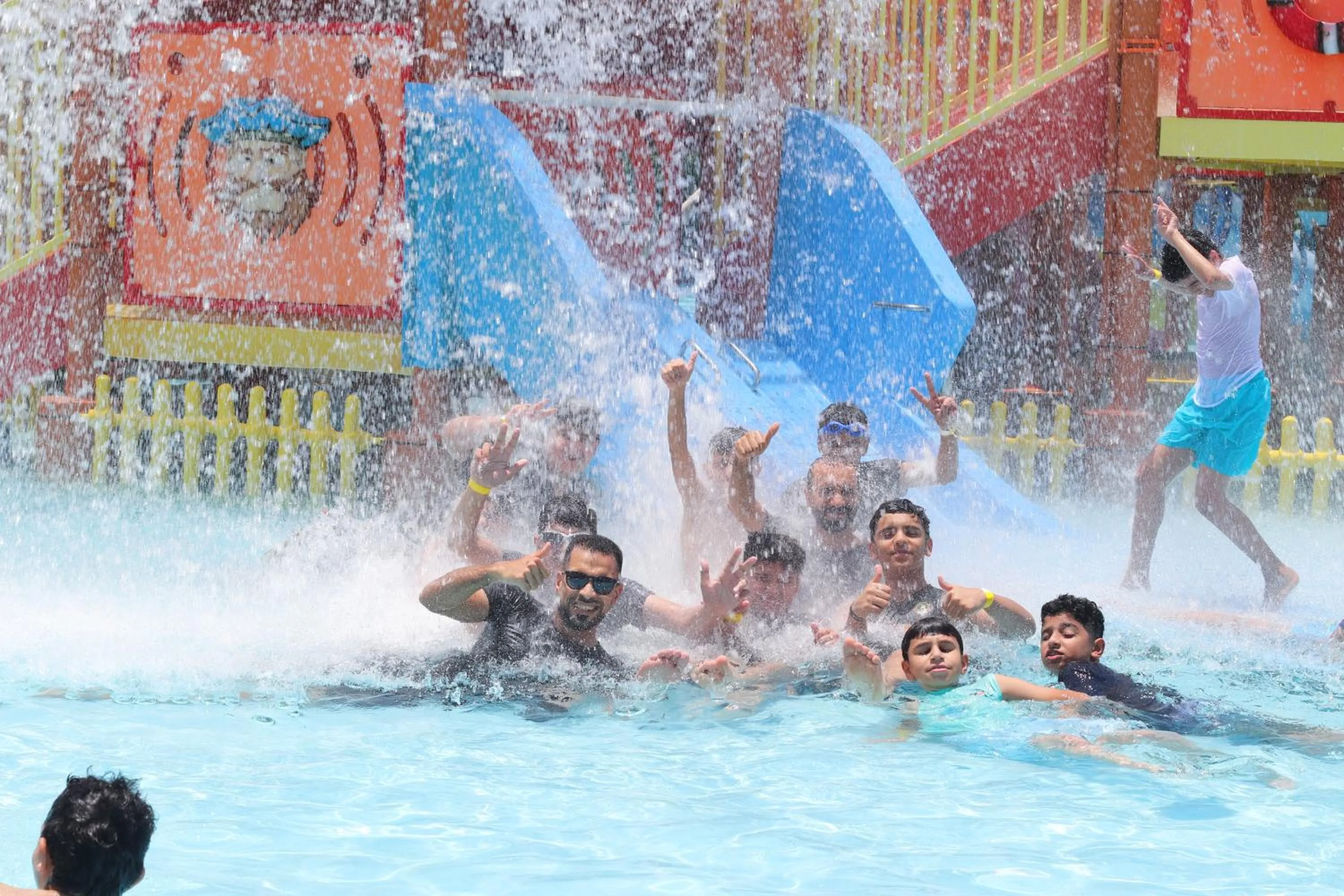 Aqua park in Lagoona Beach Luxury Resort and Spa