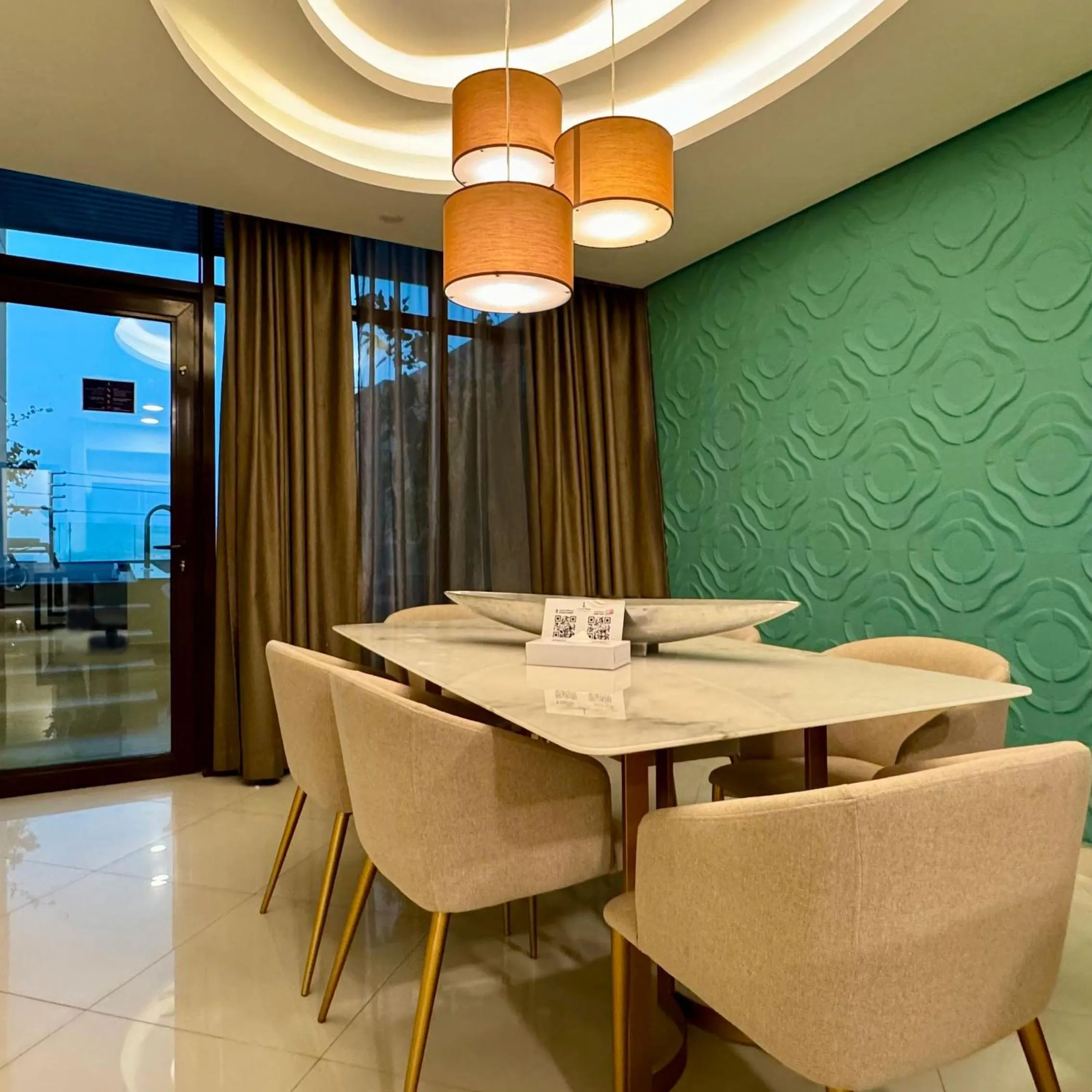 Dining area in Lagoona Beach Luxury Resort and Spa