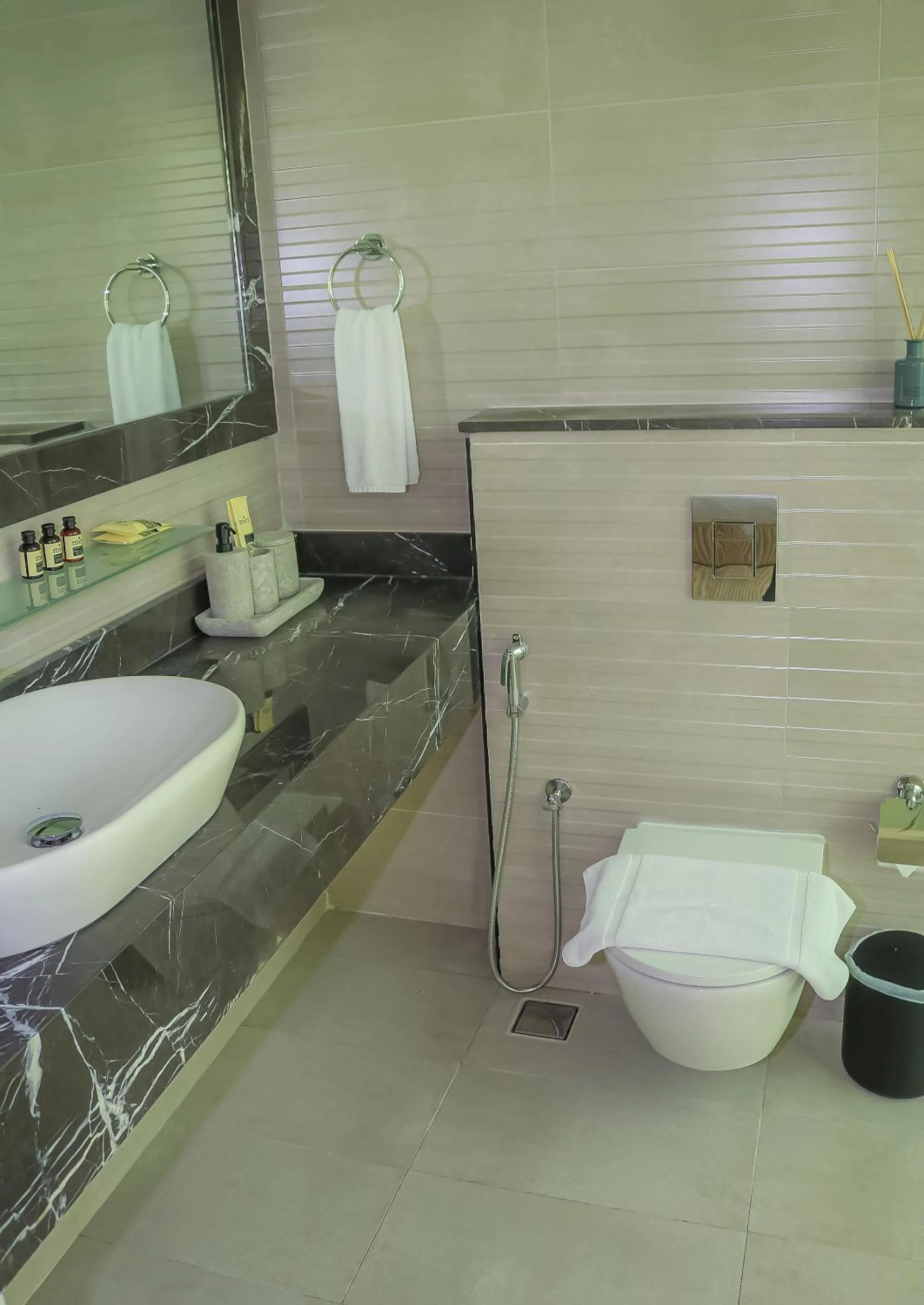 Toilet in Lagoona Beach Luxury Resort and Spa