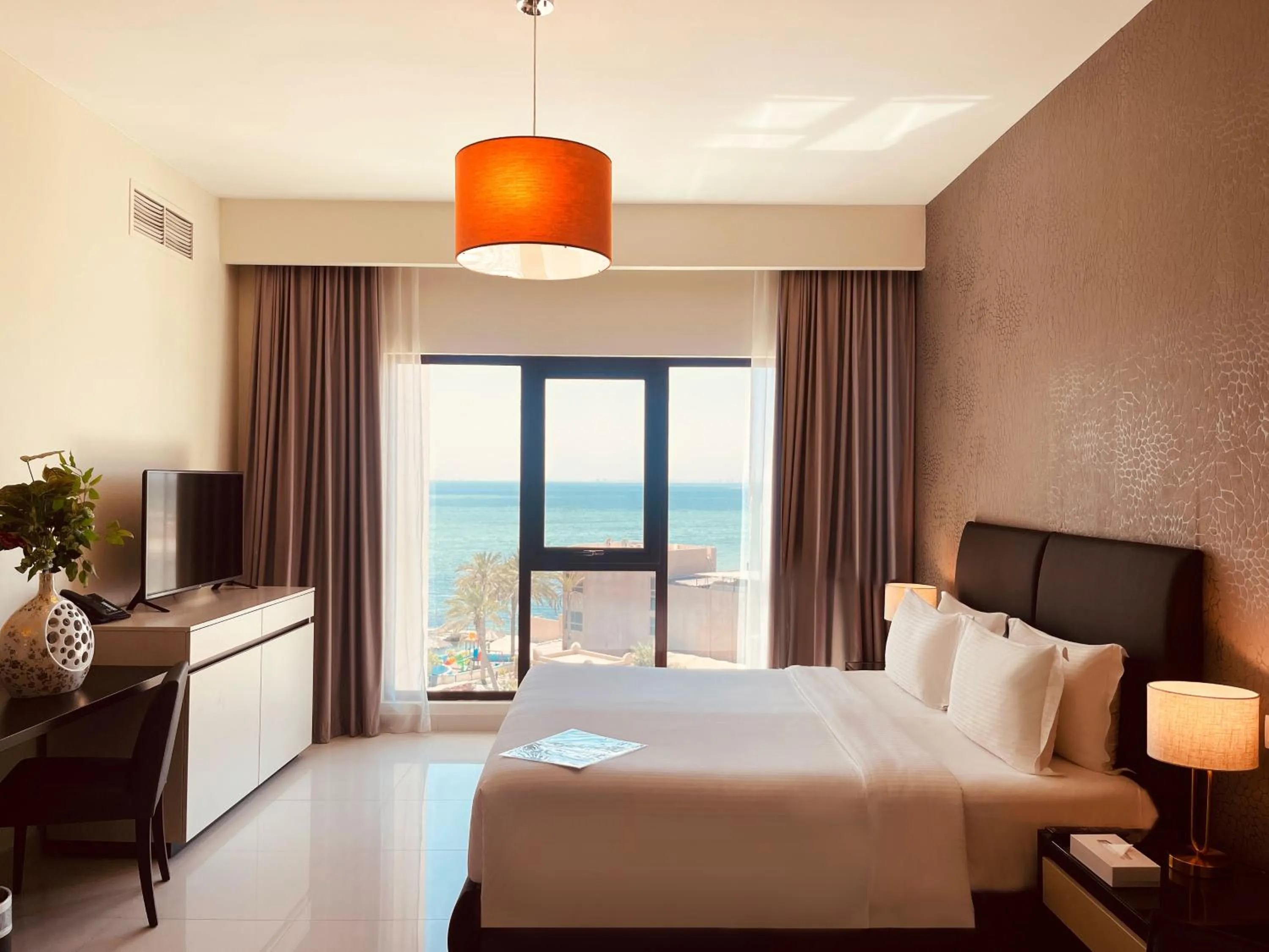 Bedroom, Bed in Lagoona Beach Luxury Resort and Spa
