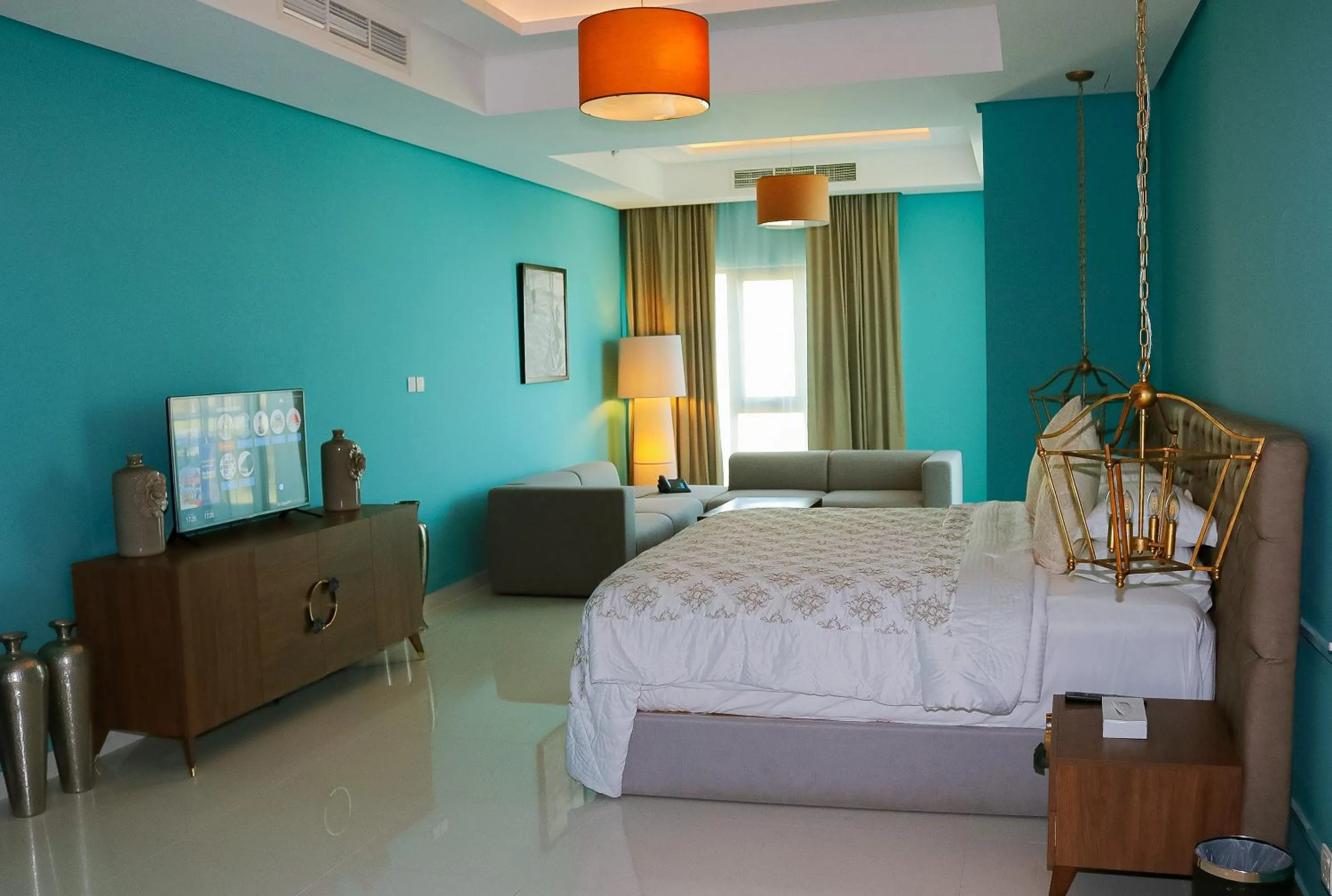 Bedroom, Bed in Lagoona Beach Luxury Resort and Spa