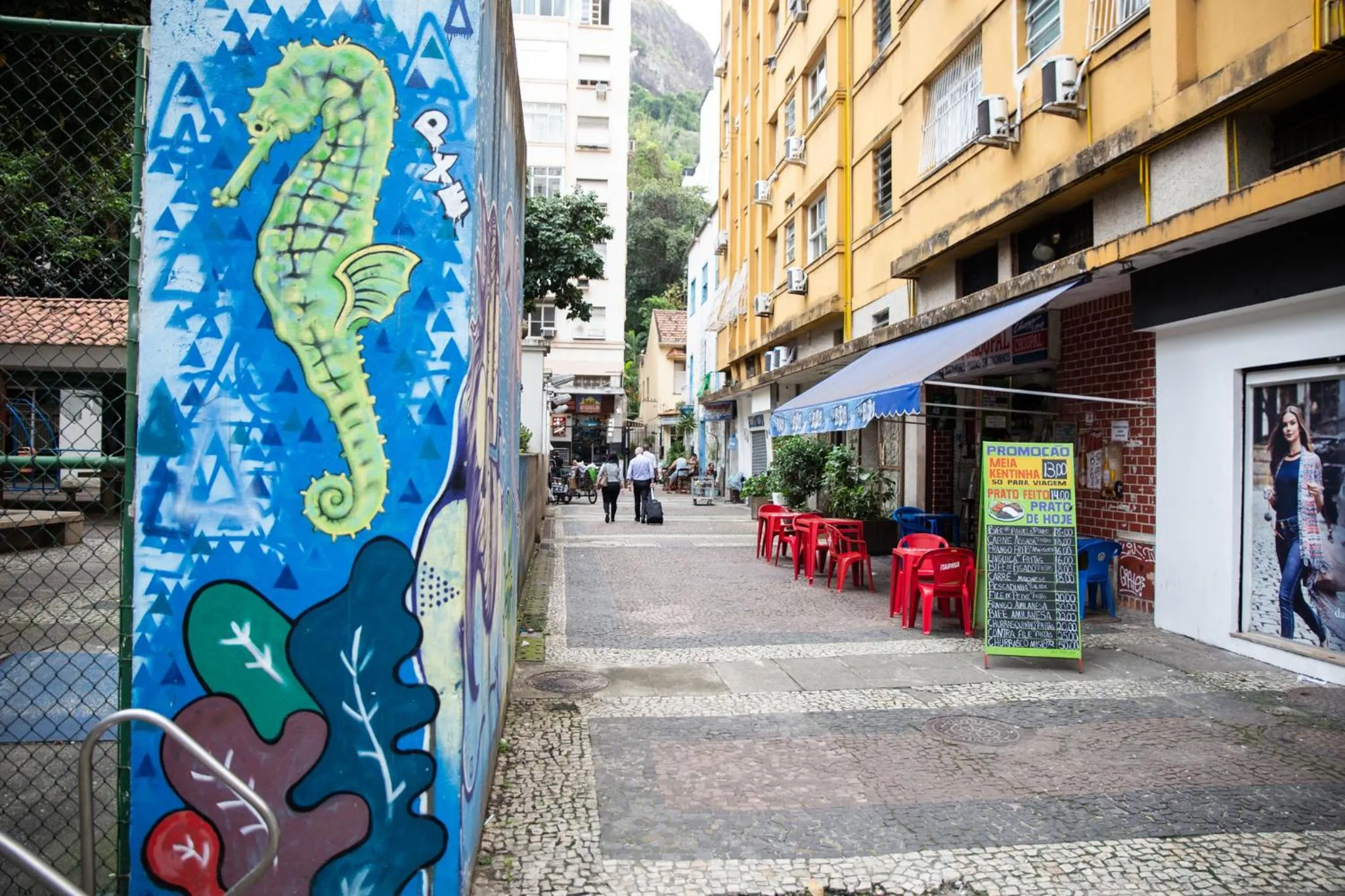 Street view in Solar Hostel Beach Copacabana