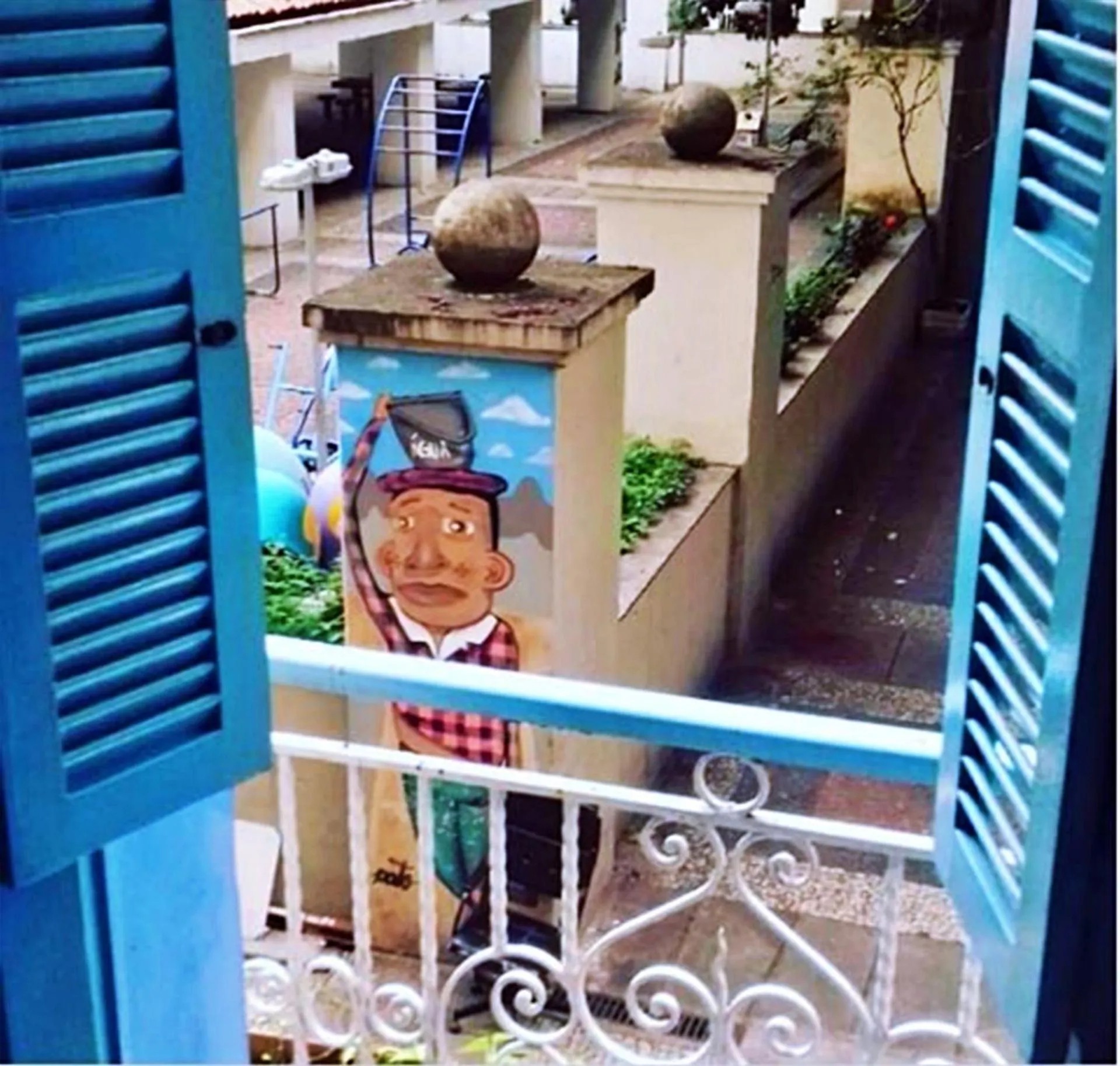 Balcony/Terrace in Solar Hostel Beach Copacabana