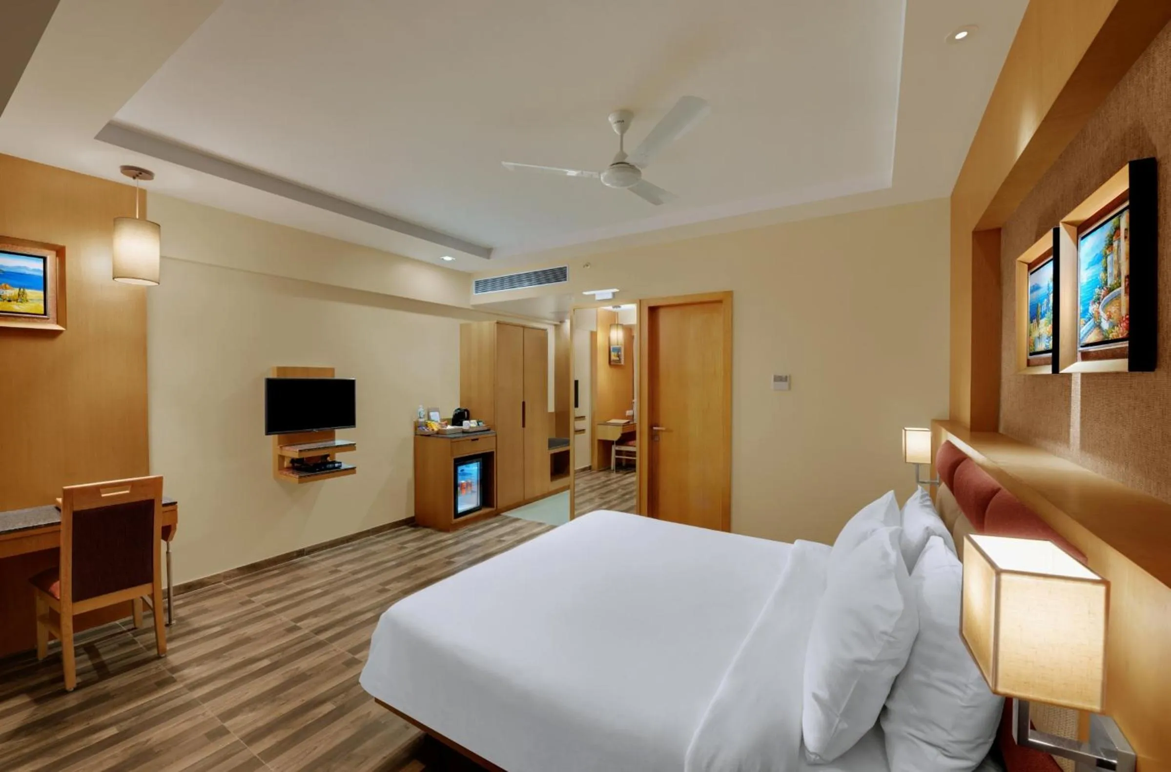 Bedroom in The Fern Residency Somnath