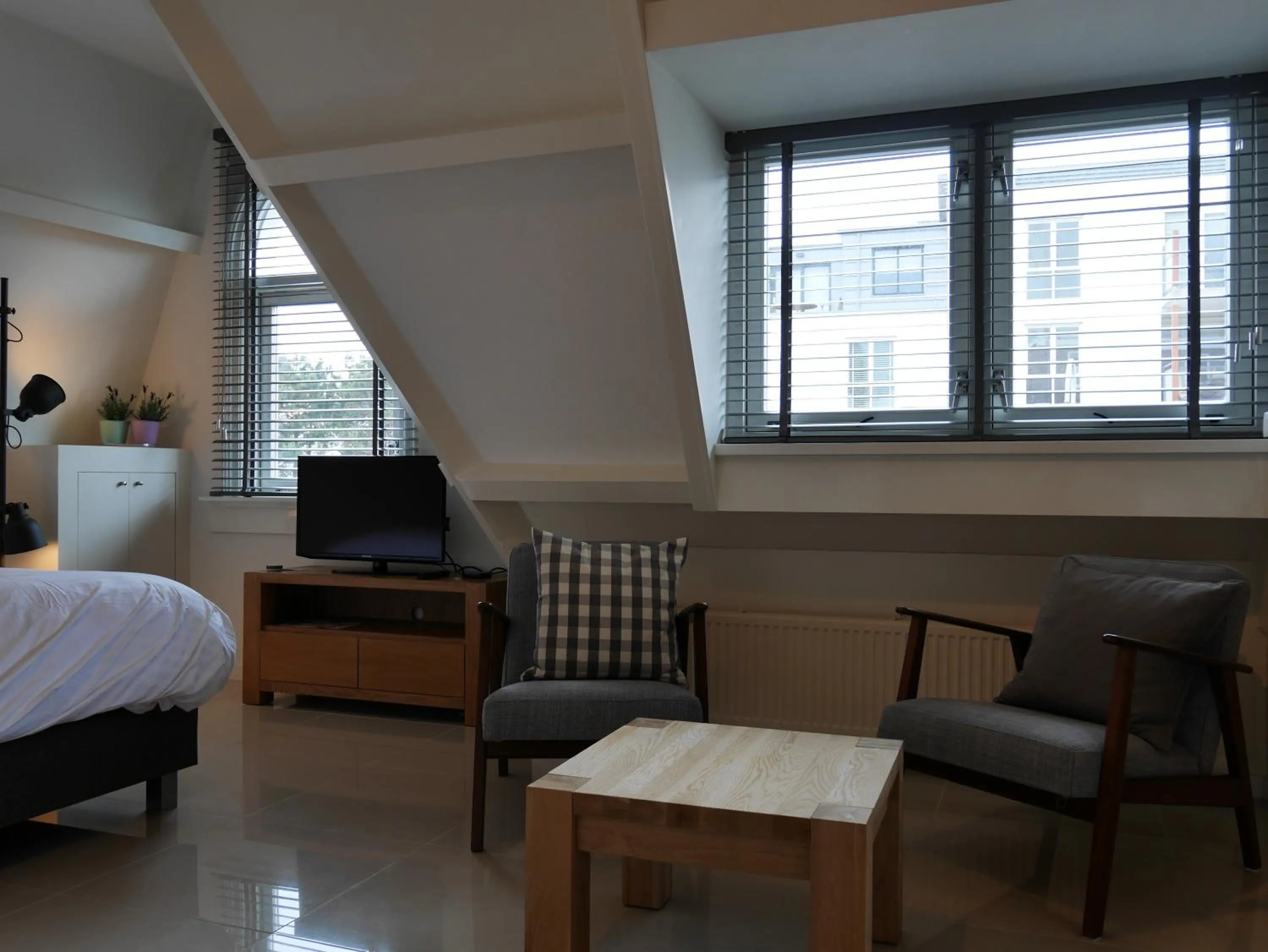 Living room, Bed in Casa Del Cisne