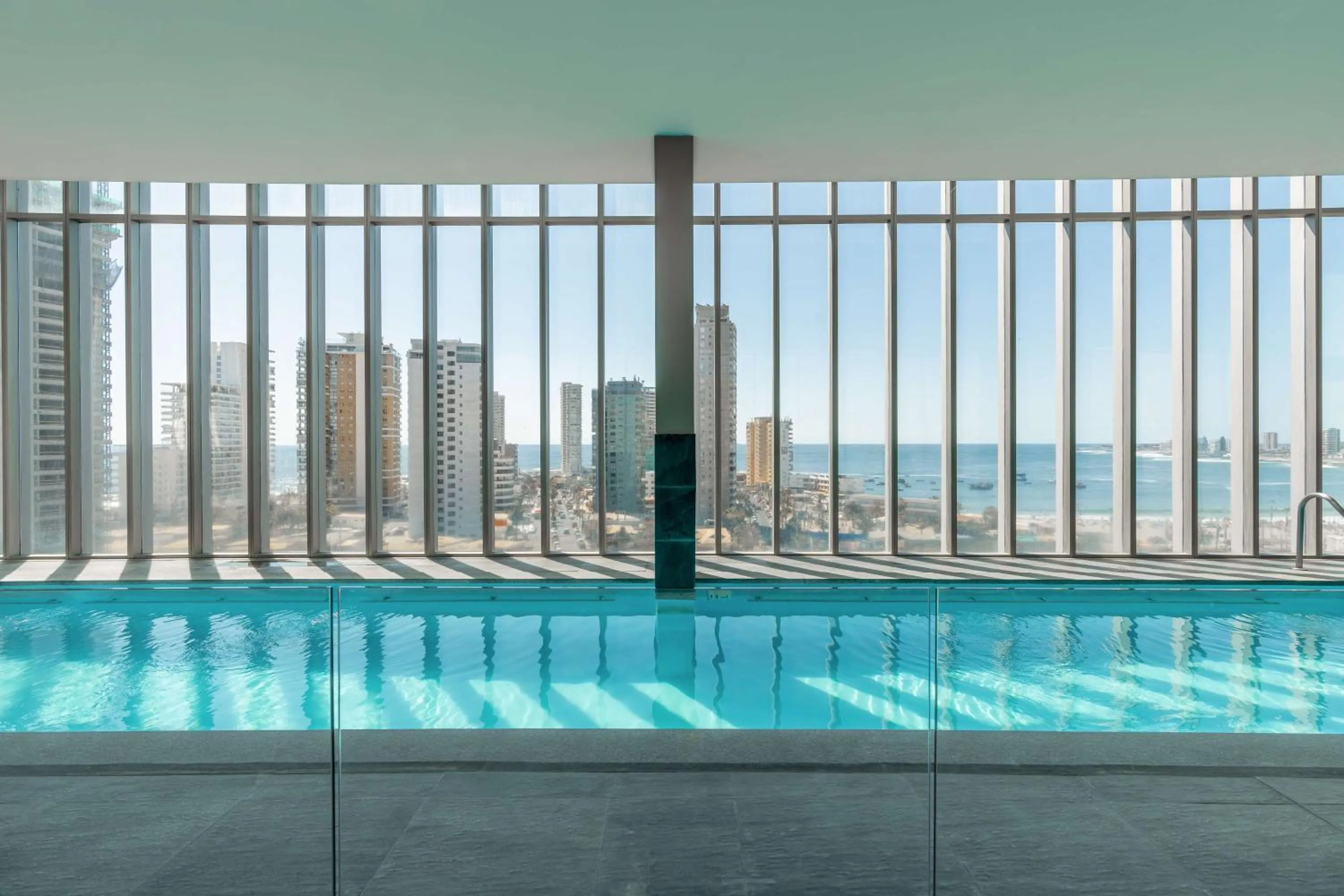 Pool view in Hilton Garden Inn Iquique