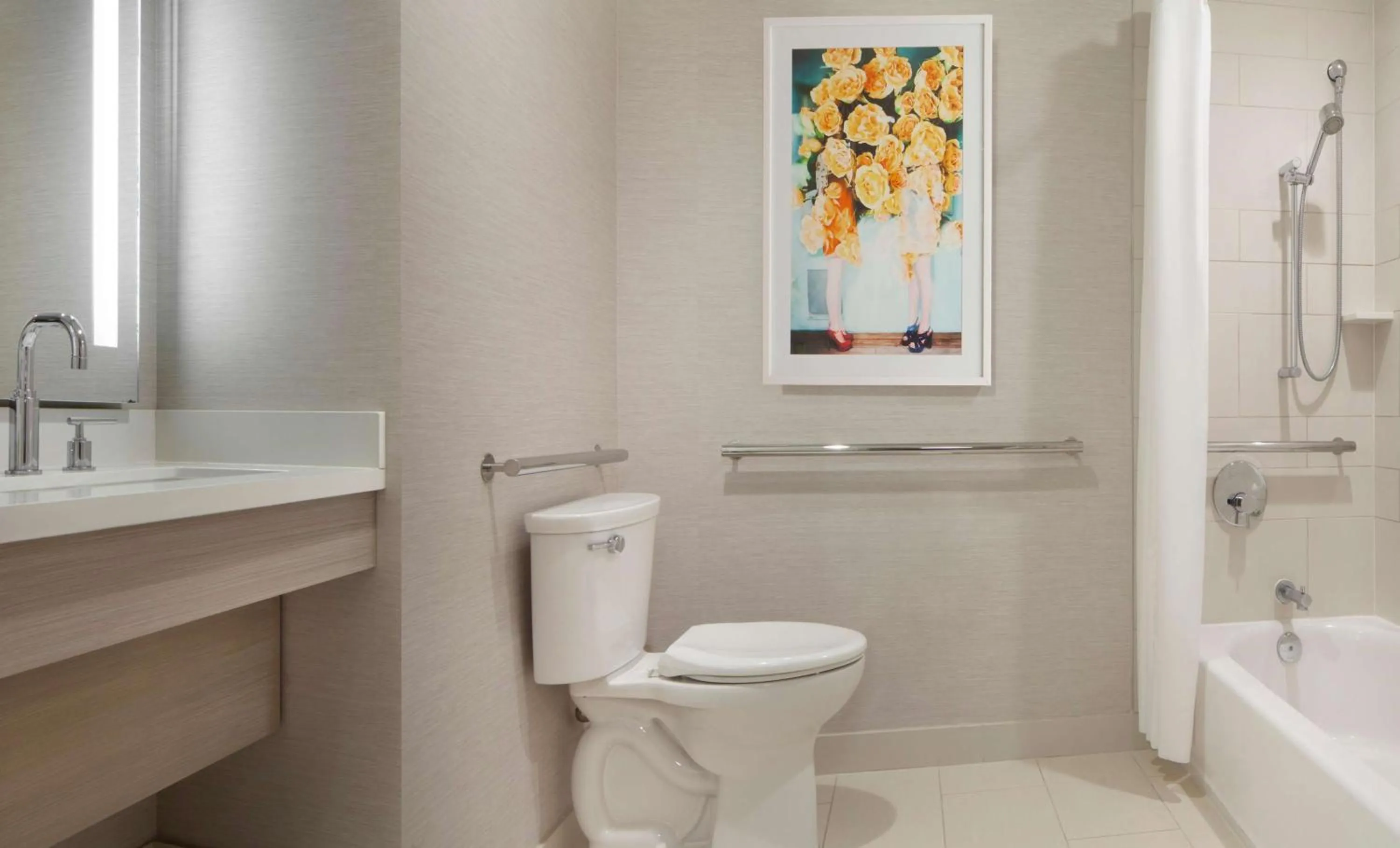 Bathroom in Hilton West Palm Beach