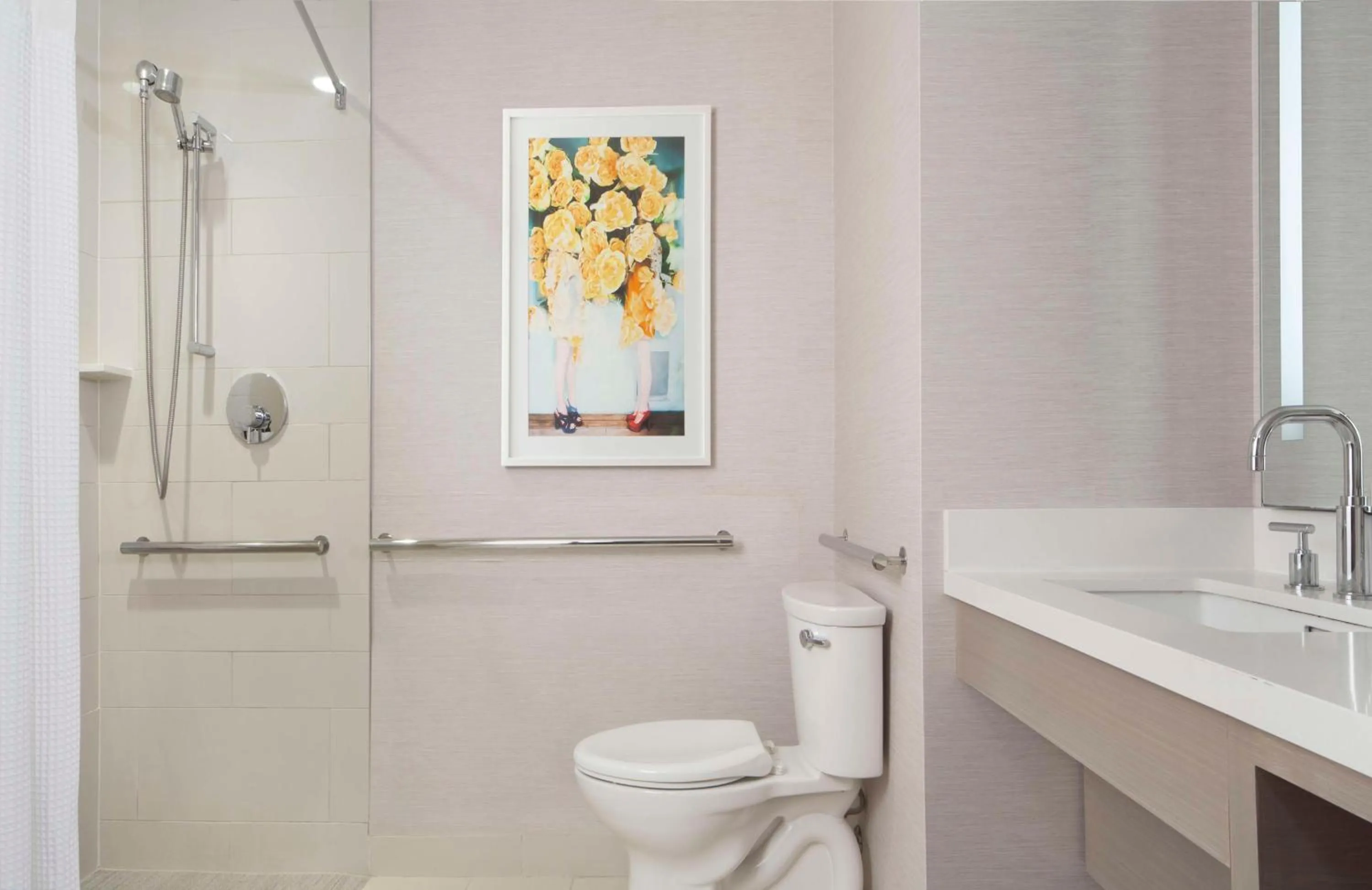 Bathroom in Hilton West Palm Beach