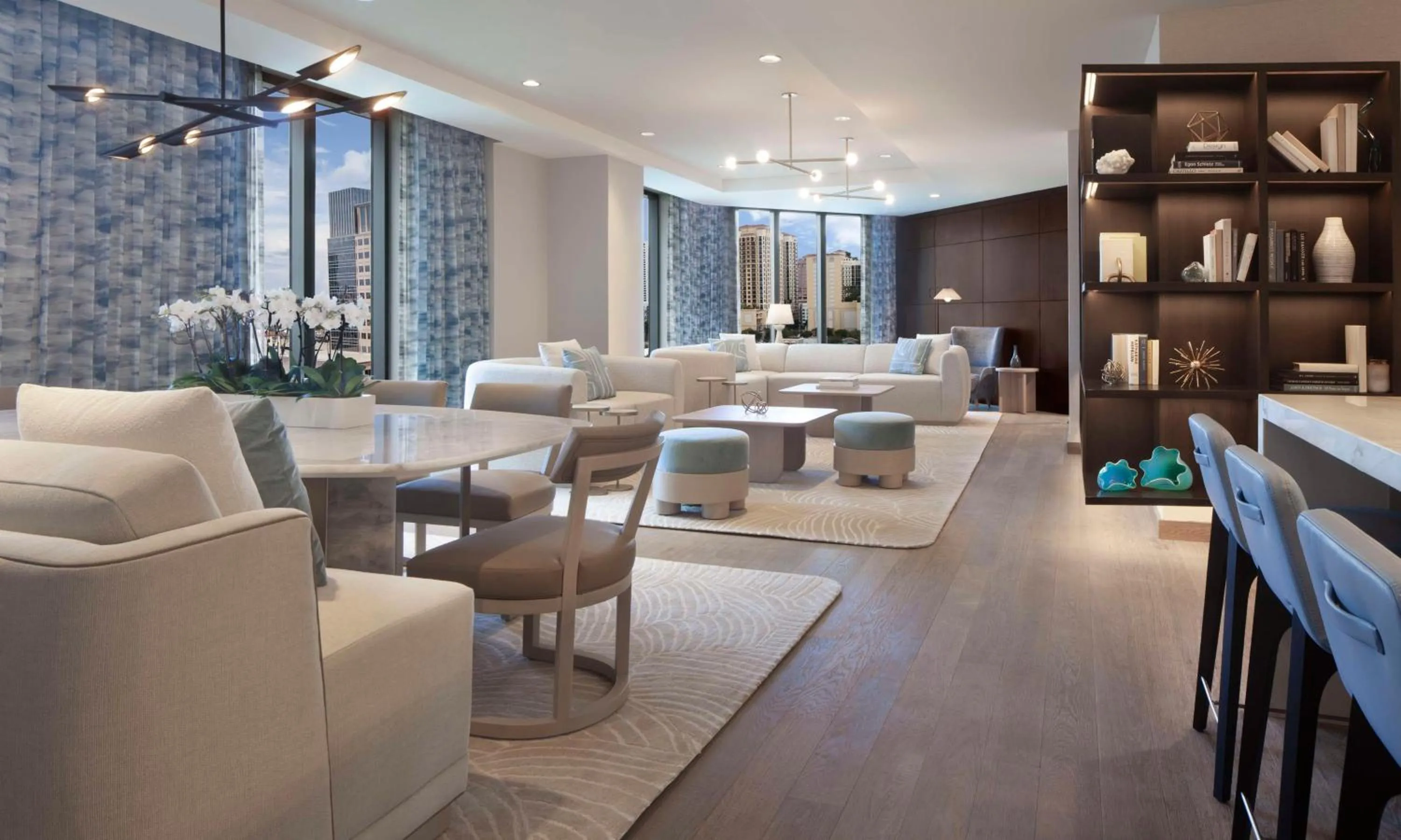 Living room in Hilton West Palm Beach