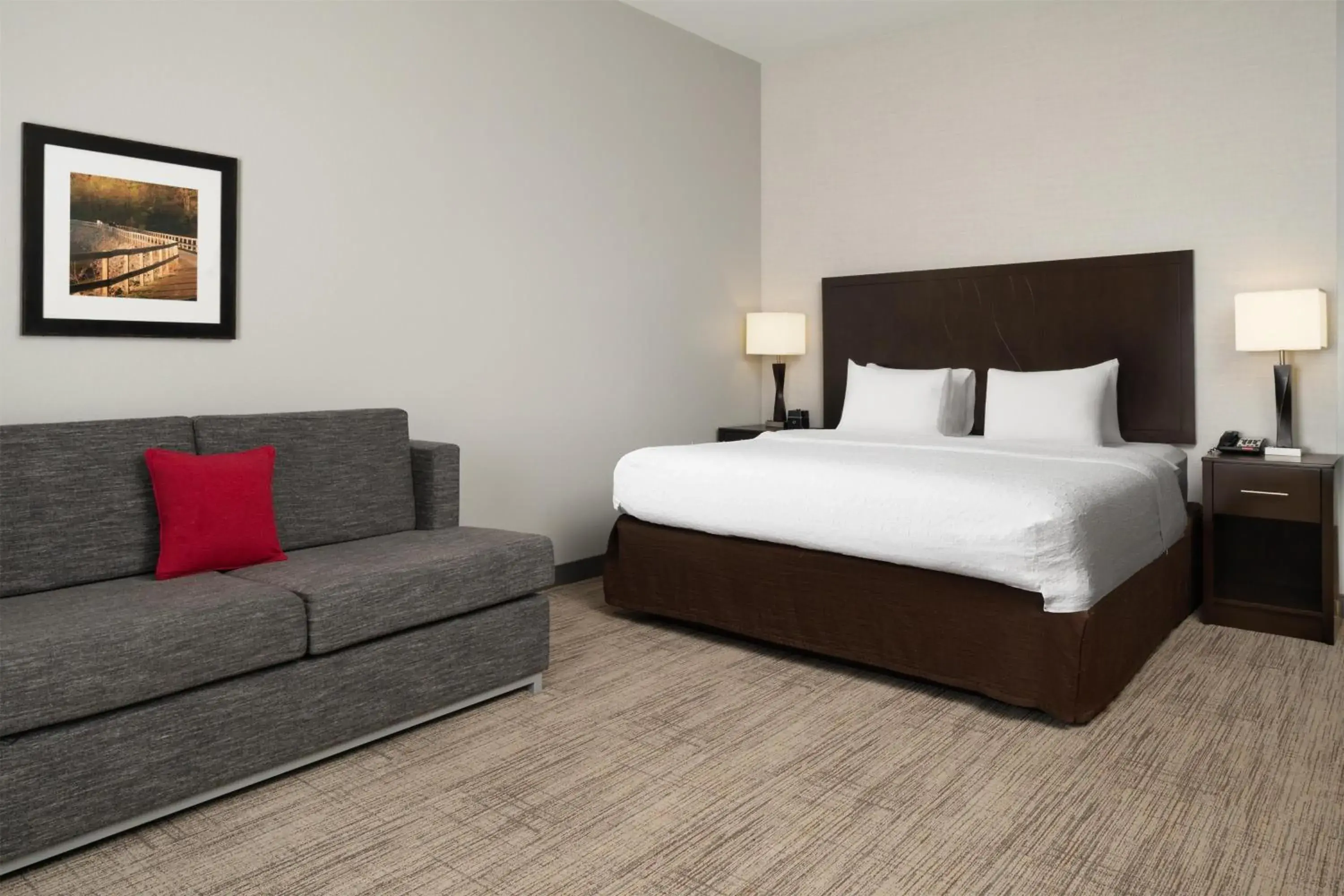 King Room with Sofa Bed - Non-Smoking in Hampton Inn Fairmont King Room with Sofa Bed - Non-Smoking in Hampton Inn Fairmont