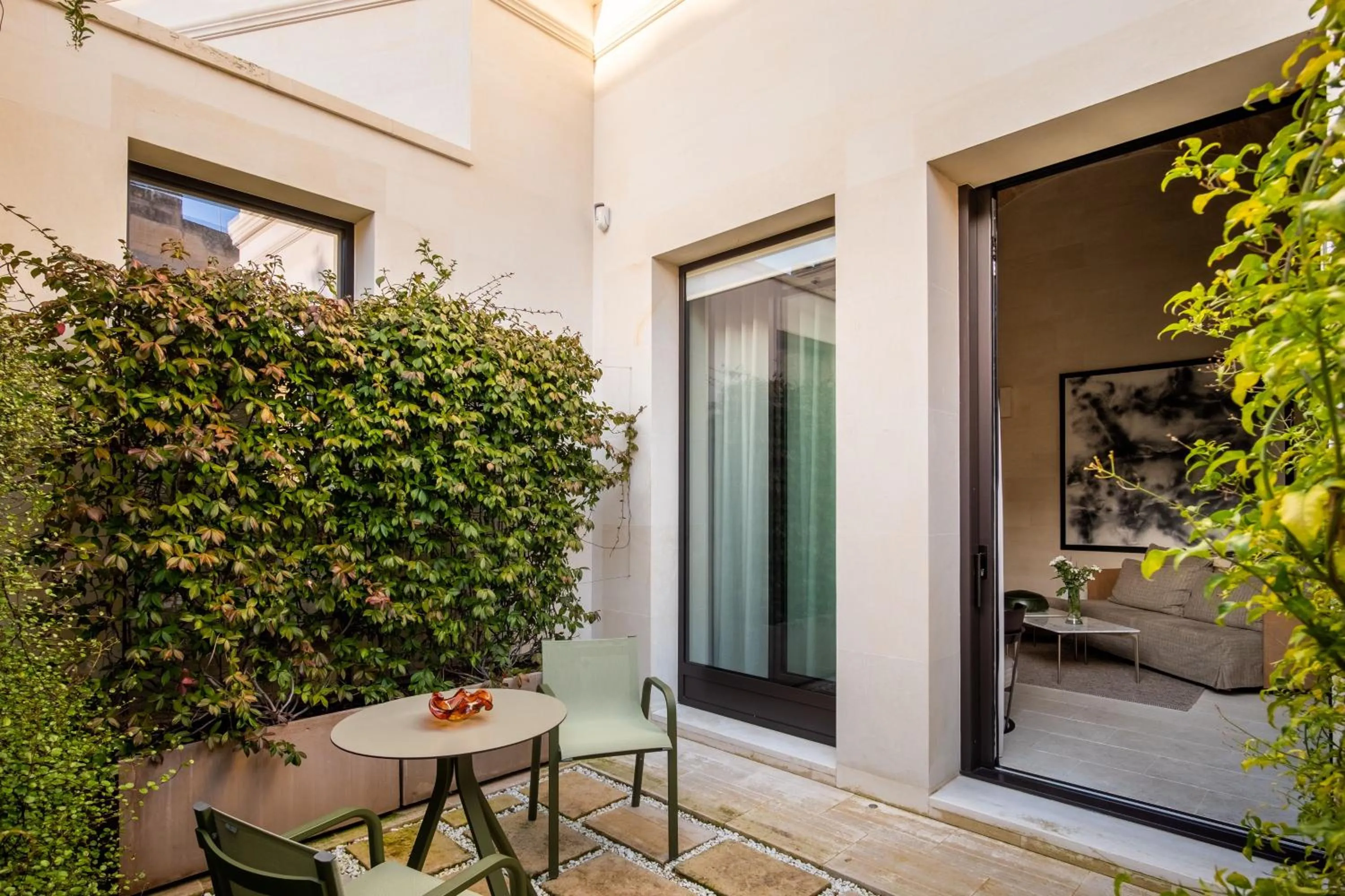 Patio in La Fiermontina Luxury Home Hotel