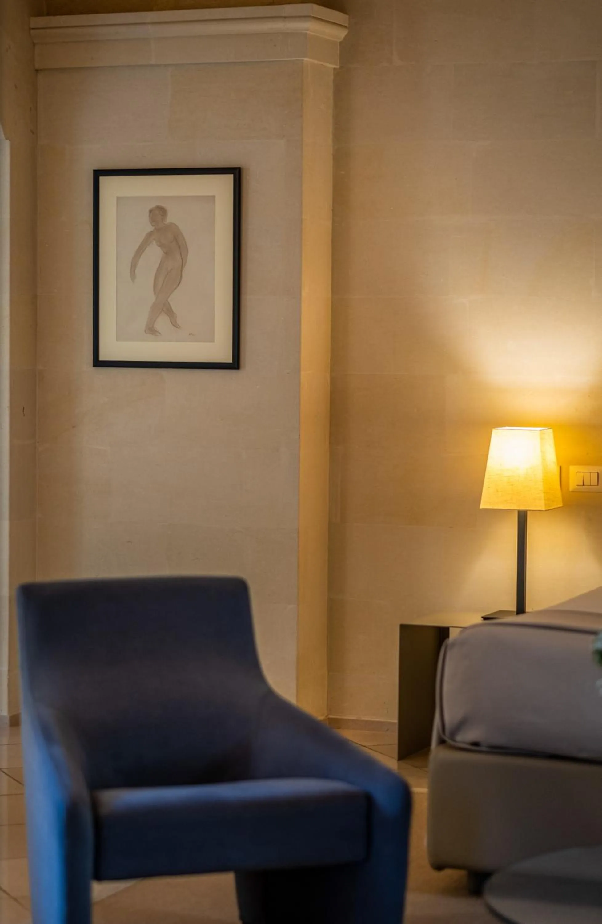 Bed in La Fiermontina Luxury Home Hotel