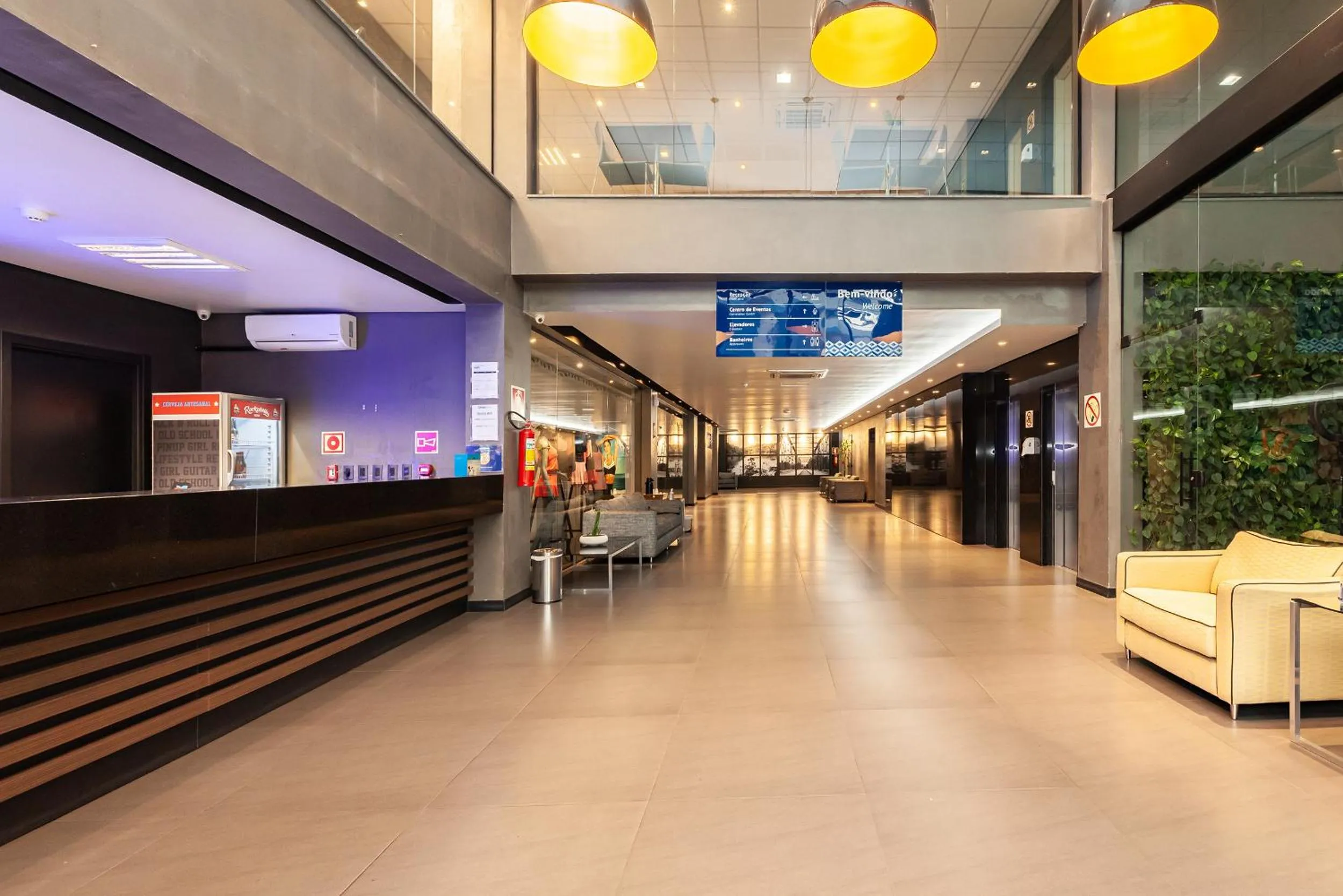 Lobby or reception in Tri Hotel Executive Lajeado