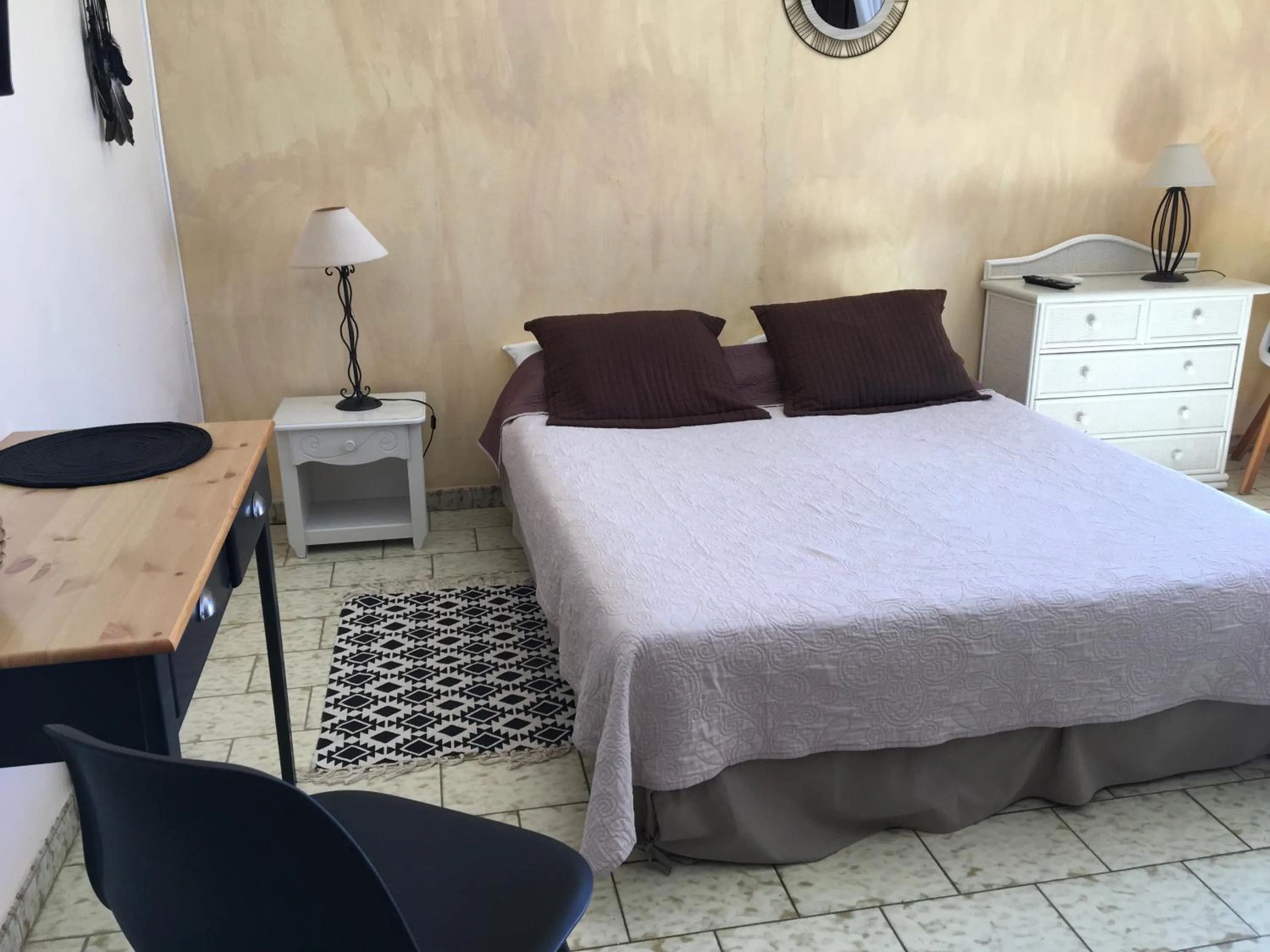 Bed in Hotel Cap Sud Caraibes