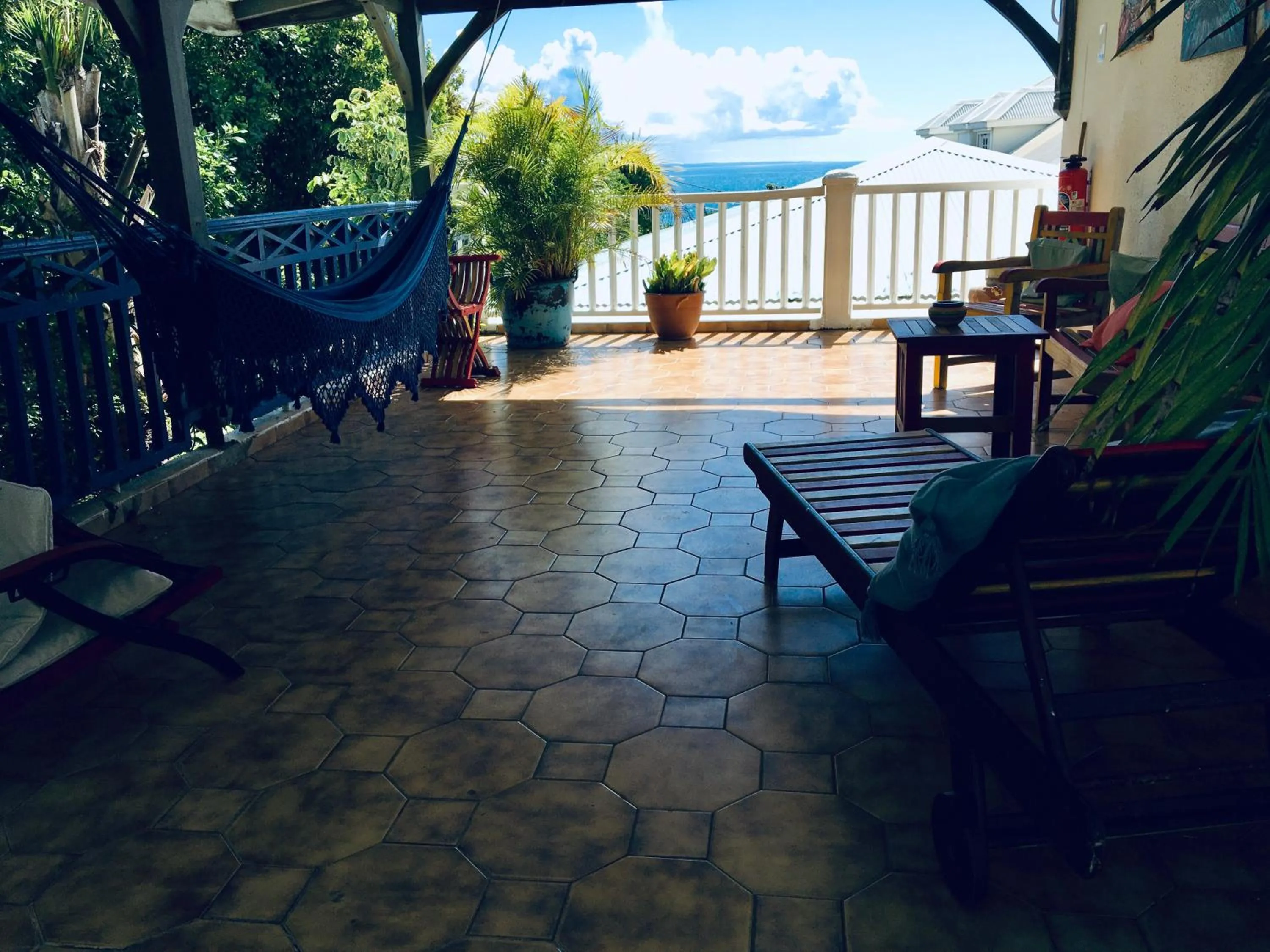 Patio in Hotel Cap Sud Caraibes