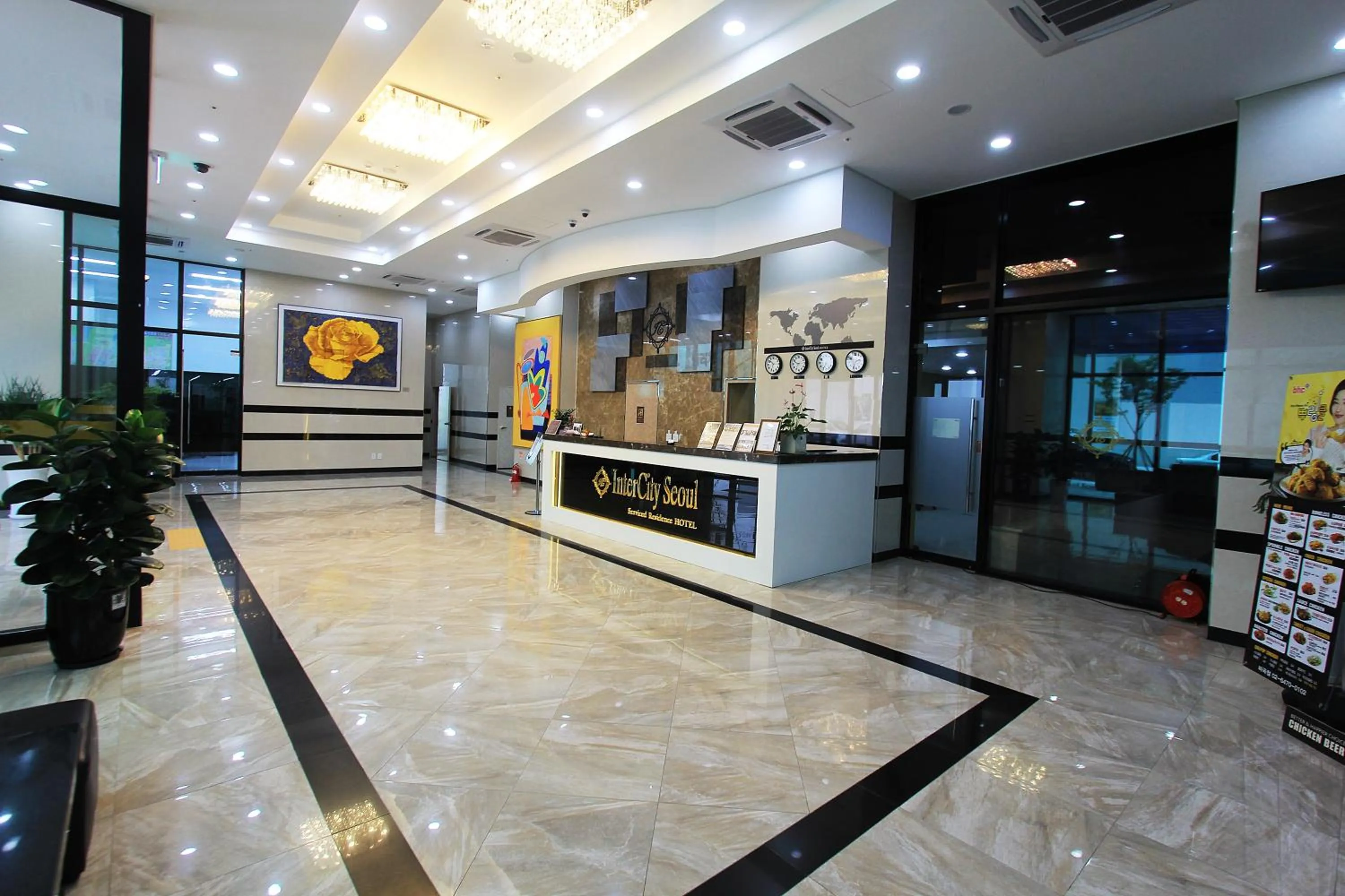 Lobby or reception in Intercity Seoul Hotel